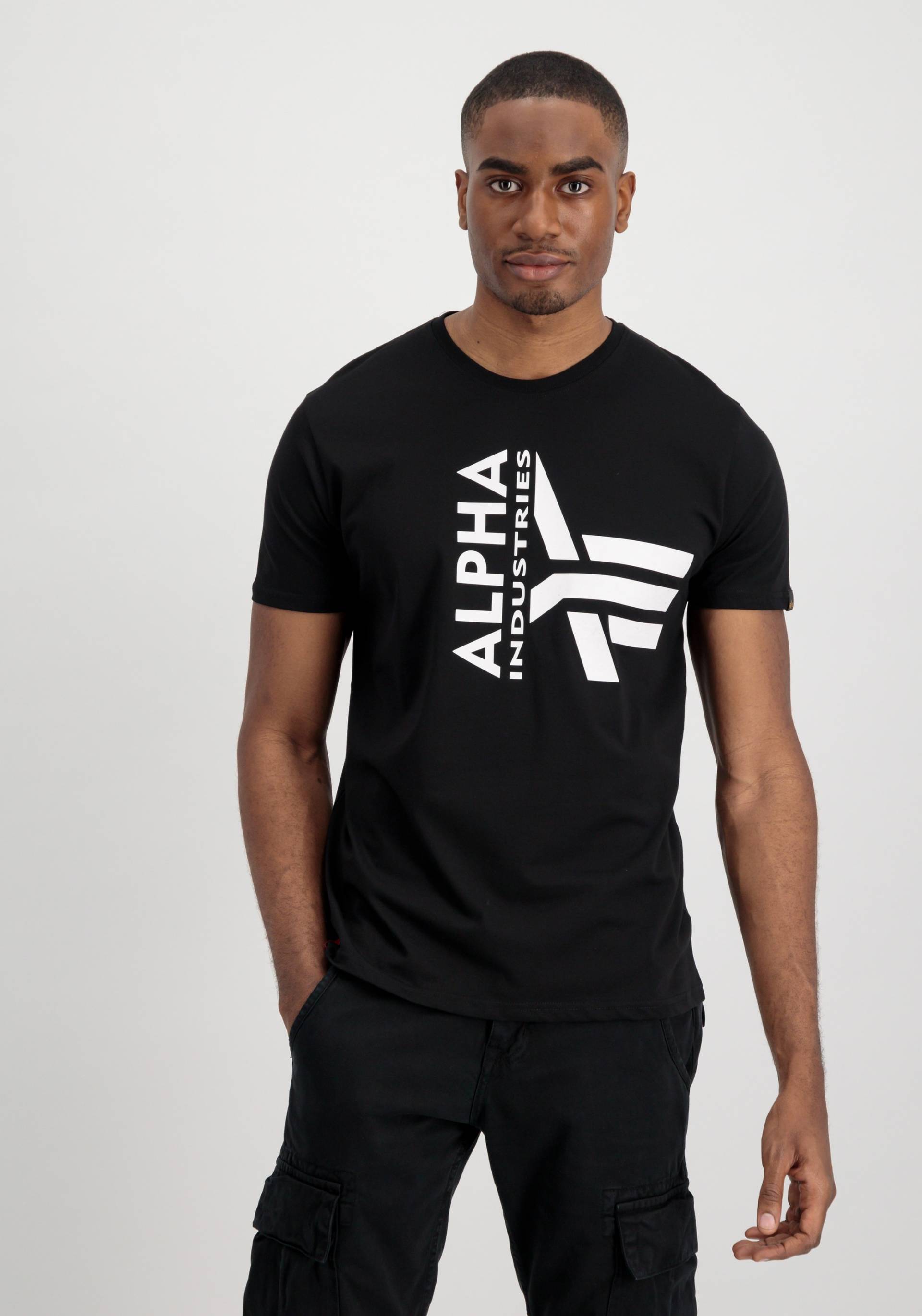 Alpha Industries T-Shirt »ALPHA INDUSTRIES Men - T-Shirts Half Logo Foam T« von alpha industries