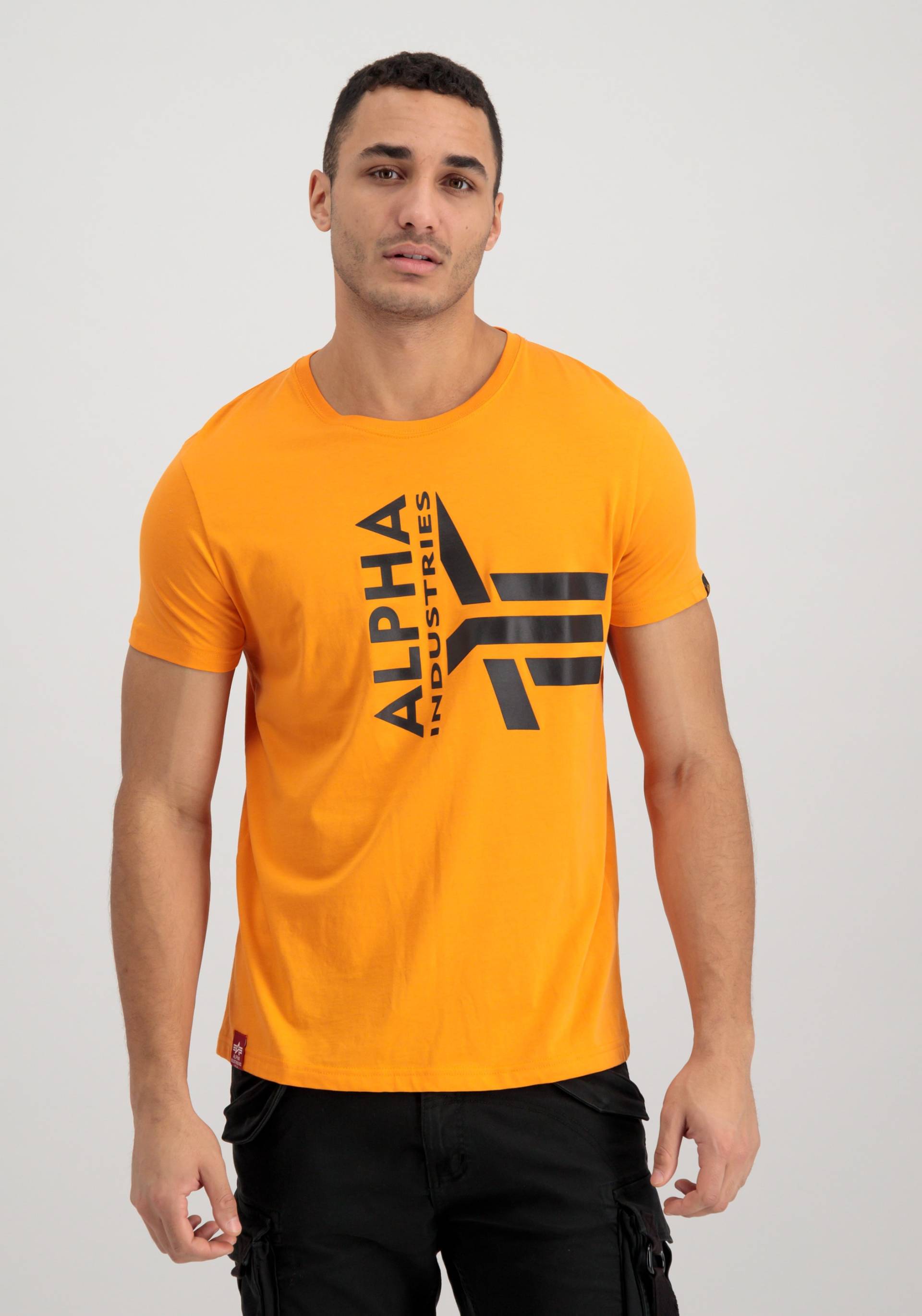 Alpha Industries T-Shirt »ALPHA INDUSTRIES Men - T-Shirts Half Logo Foam T« von alpha industries
