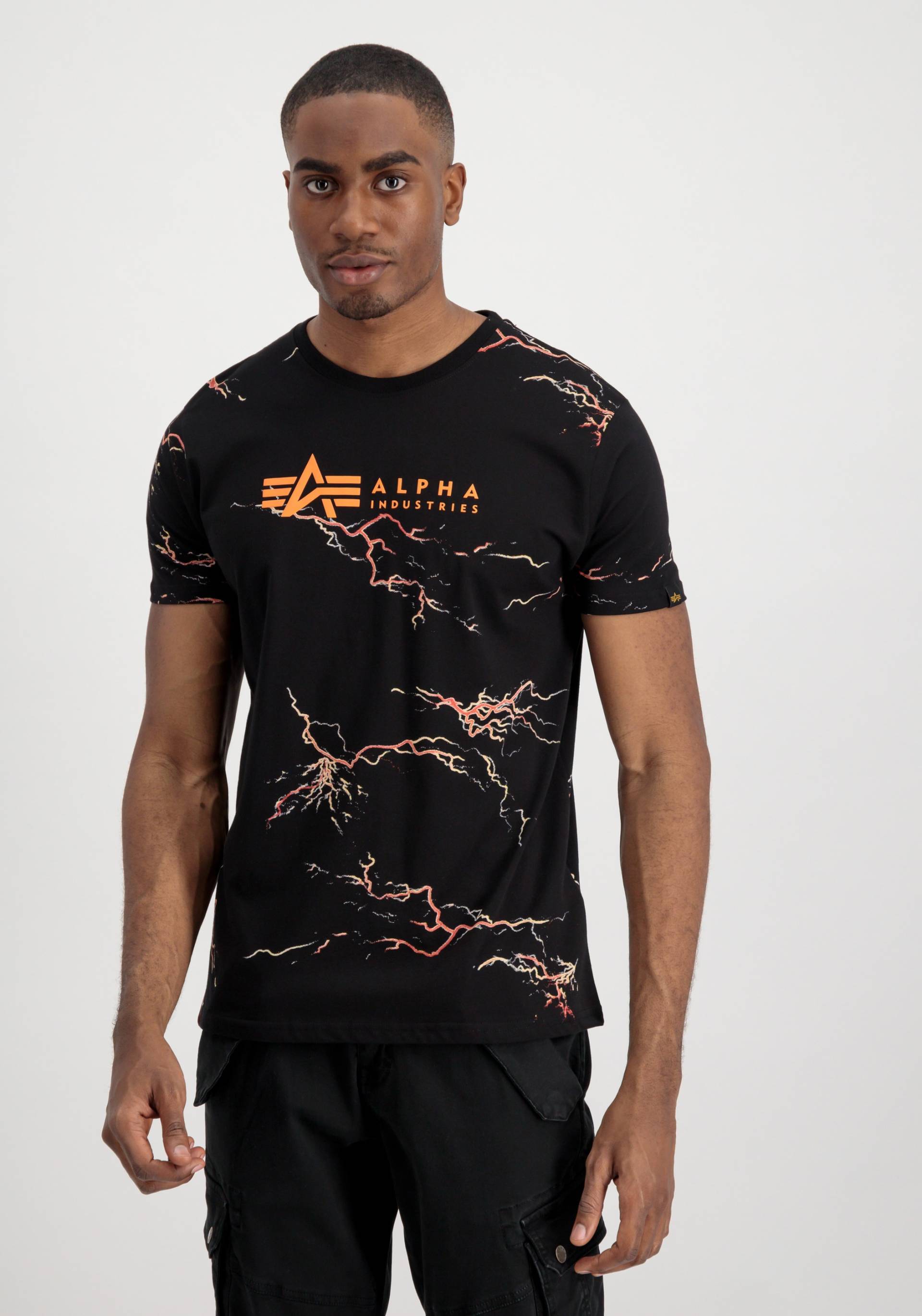 Alpha Industries T-Shirt »ALPHA INDUSTRIES Men - T-Shirts Lightning AOP T« von alpha industries