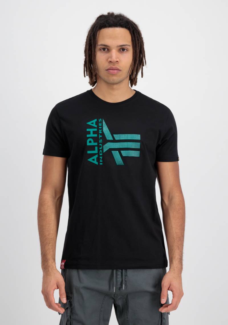 Alpha Industries T-Shirt »Alpha Industries Men - T-Shirts Logo Rubber T-Shirt« von alpha industries