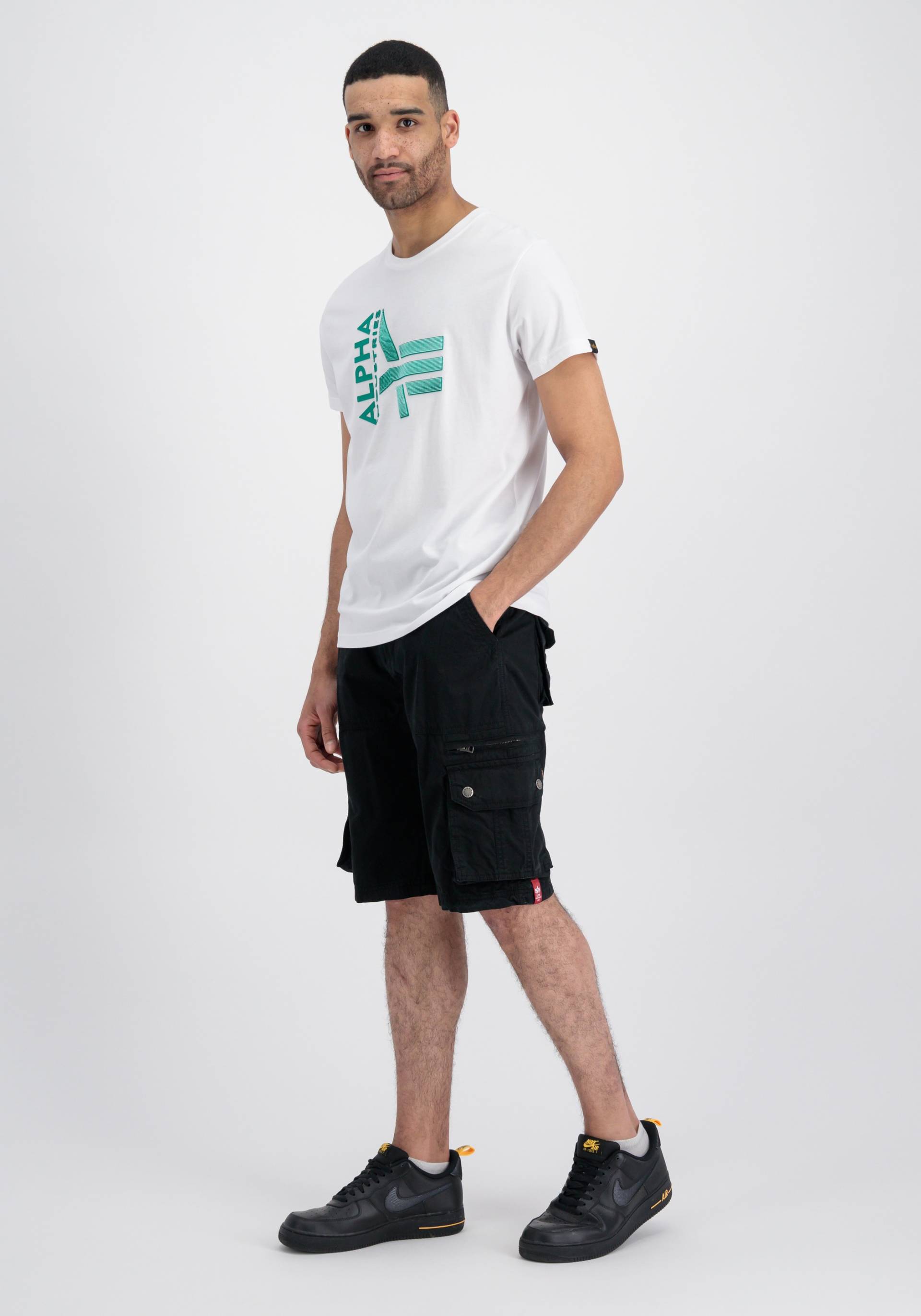 Alpha Industries T-Shirt »ALPHA INDUSTRIES Men - T-Shirts Logo Rubber T« von alpha industries