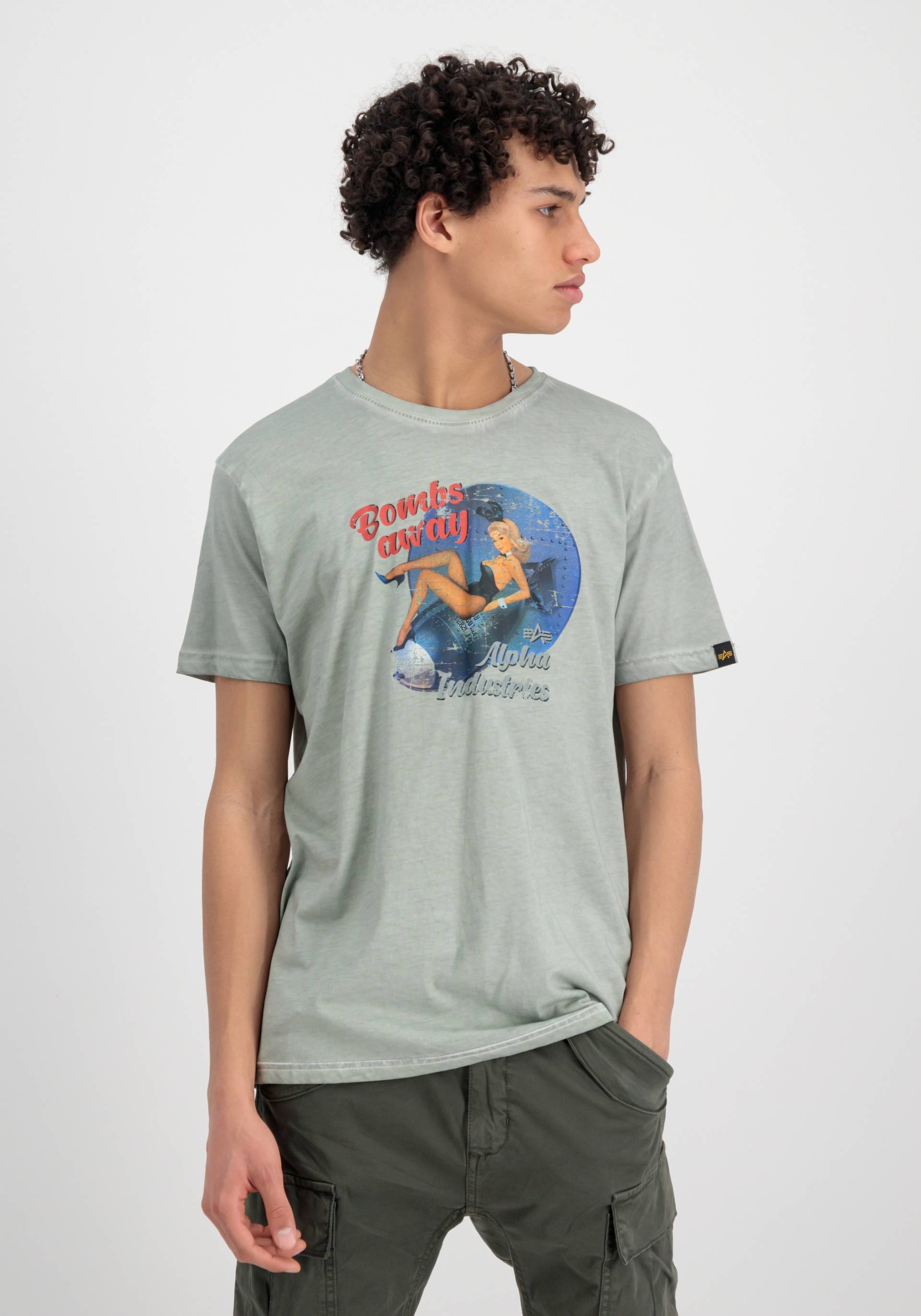 Alpha Industries T-Shirt »ALPHA INDUSTRIES Men - T-Shirts Nose Art T-Shirt« von alpha industries