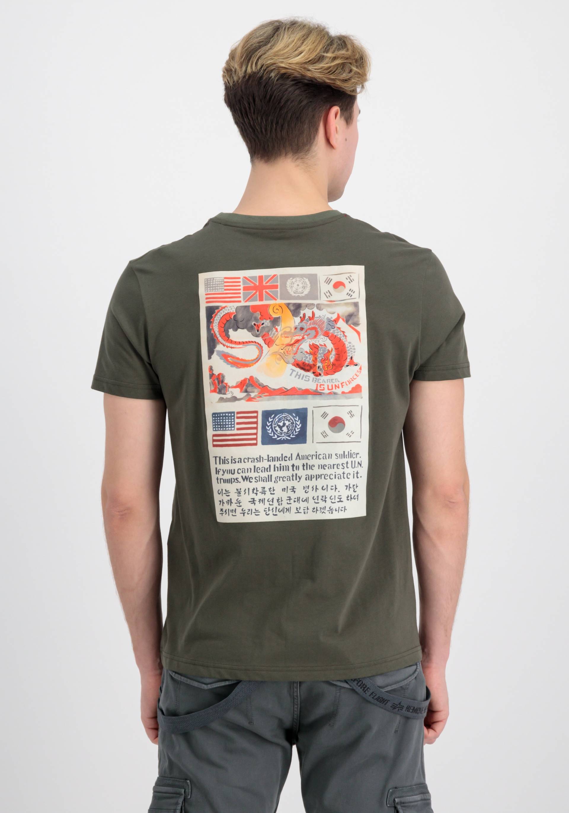 Alpha Industries T-Shirt »ALPHA INDUSTRIES Men - T-Shirts USN Blood Chit T 2« von alpha industries