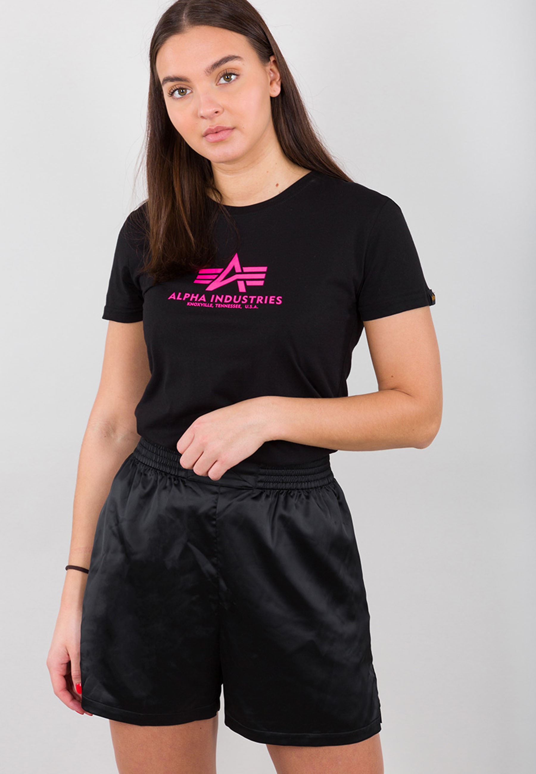 Alpha Industries T-Shirt »ALPHA INDUSTRIES Women - T-Shirts New Basic T Wmn Neon Print« von alpha industries