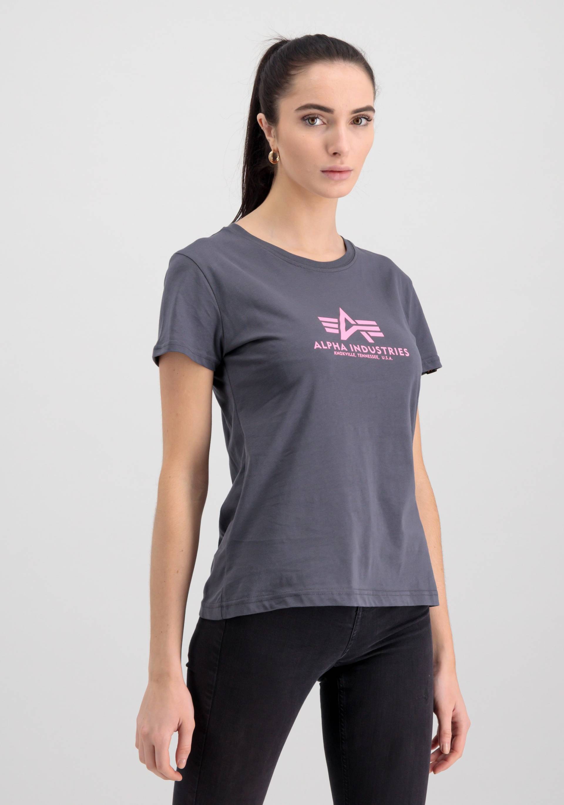 Alpha Industries T-Shirt »ALPHA INDUSTRIES Women - T-Shirts New Basic T Wmn Neon Print« von alpha industries