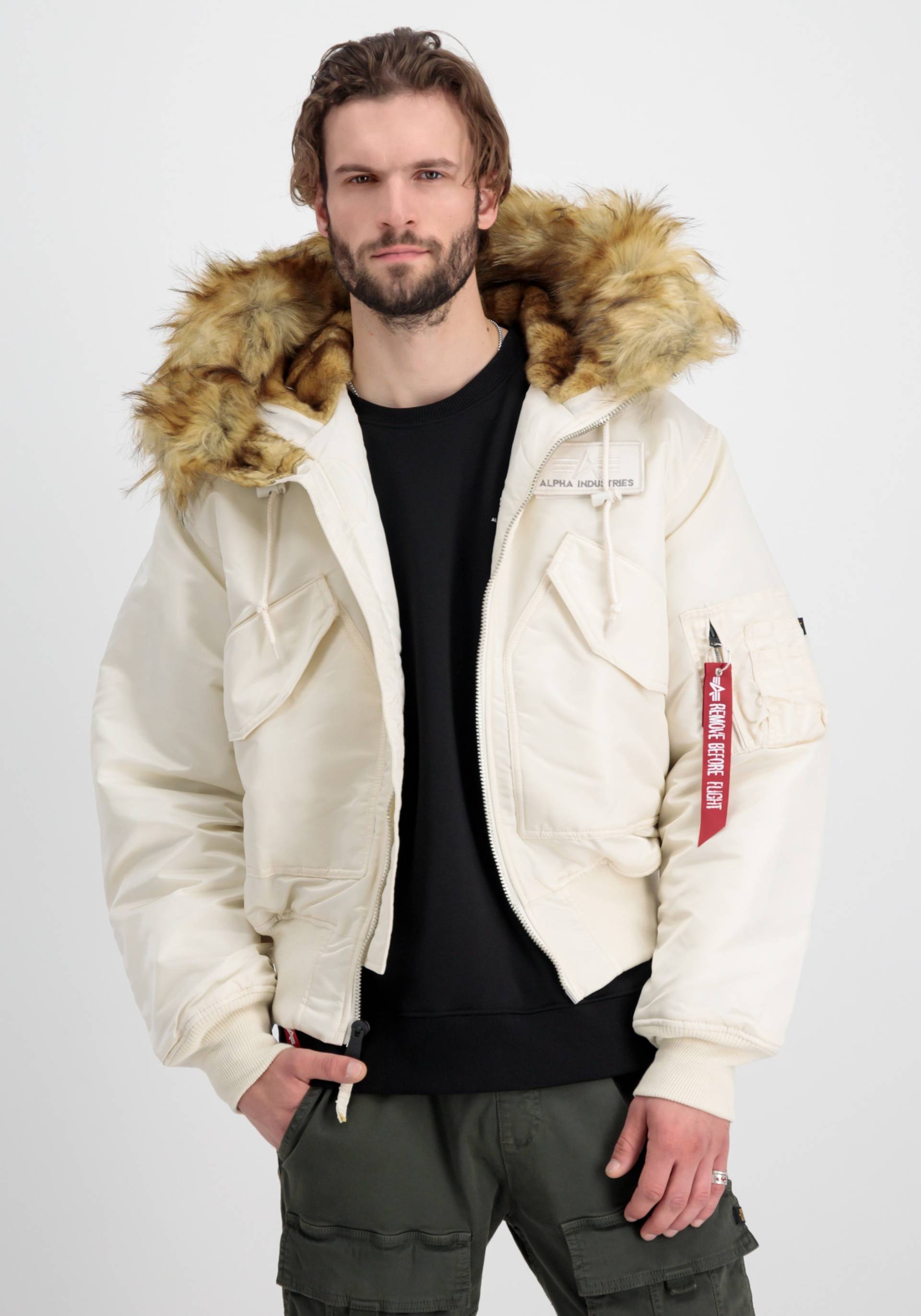 Alpha Industries Winterjacke »ALPHA INDUSTRIES Men - Bomber & Flight Jackets 45P Hooded Custom« von alpha industries