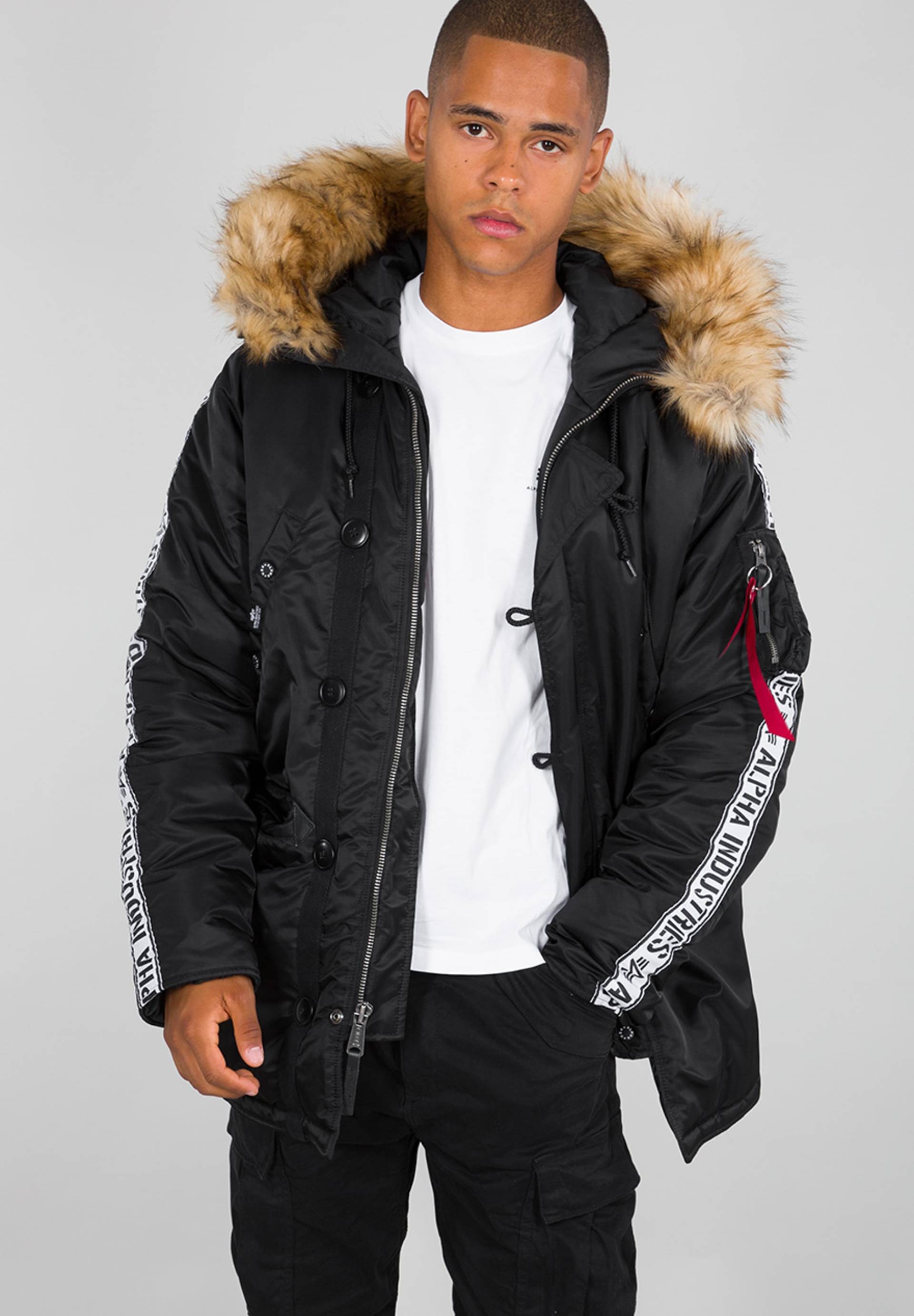 Alpha Industries Winterjacke »ALPHA INDUSTRIES Men - Parka & Winter Jackets N-3B AI-Tape« von alpha industries