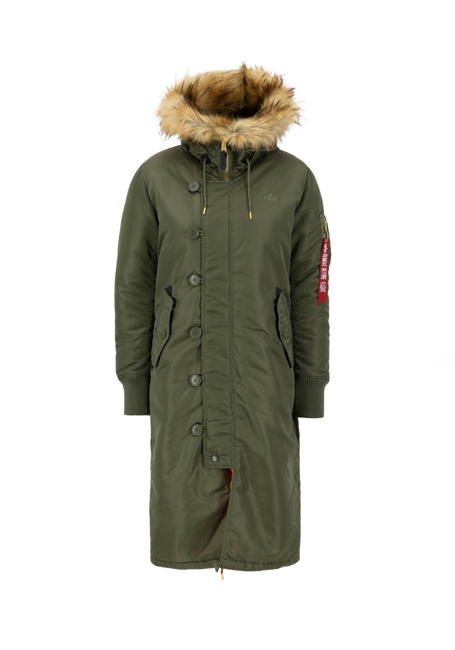 Alpha Industries Winterjacke »ALPHA INDUSTRIES Women - Field Jackets Long Fishtail Wmn« von alpha industries