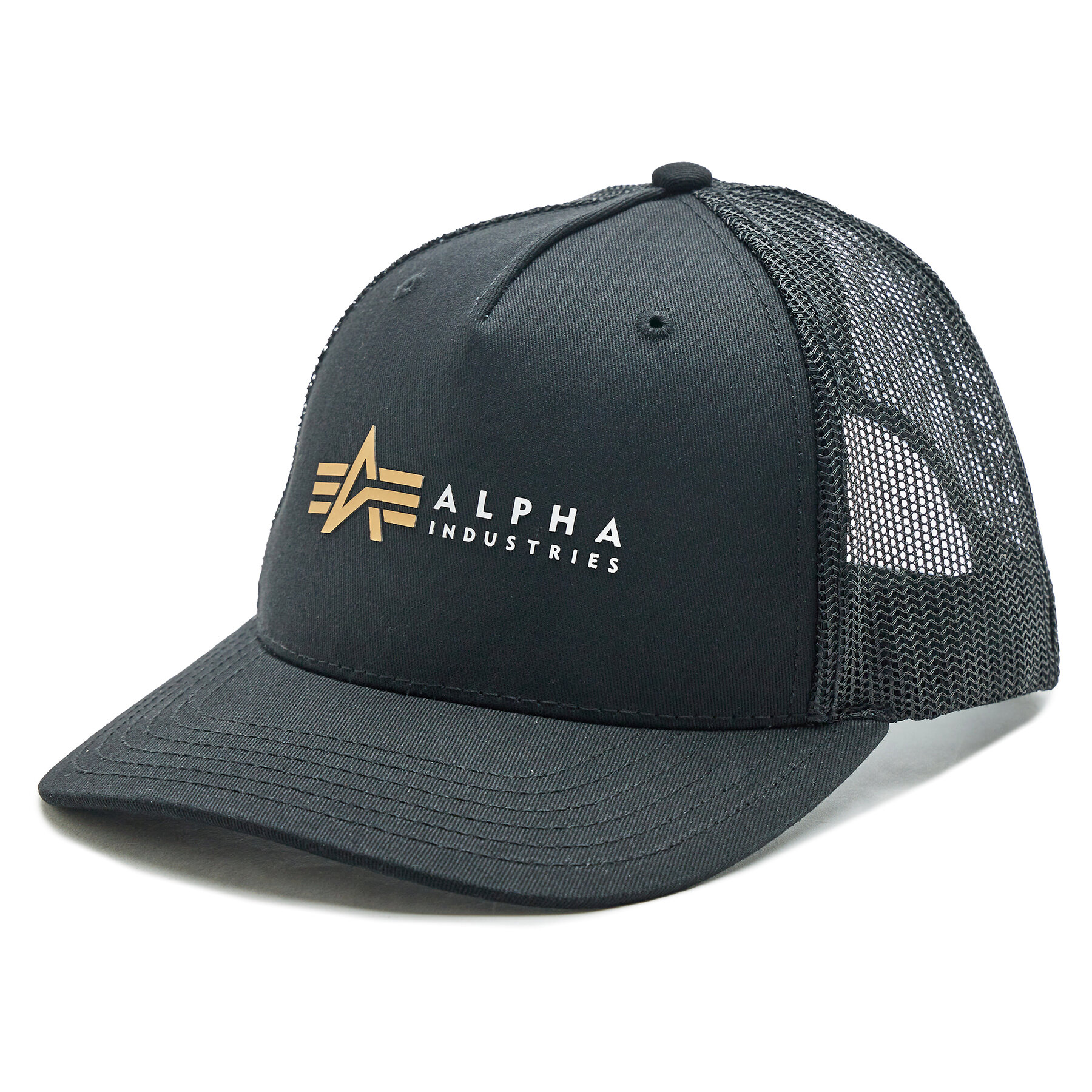 Cap Alpha Industries Label 106901FP Black 03 von alpha industries