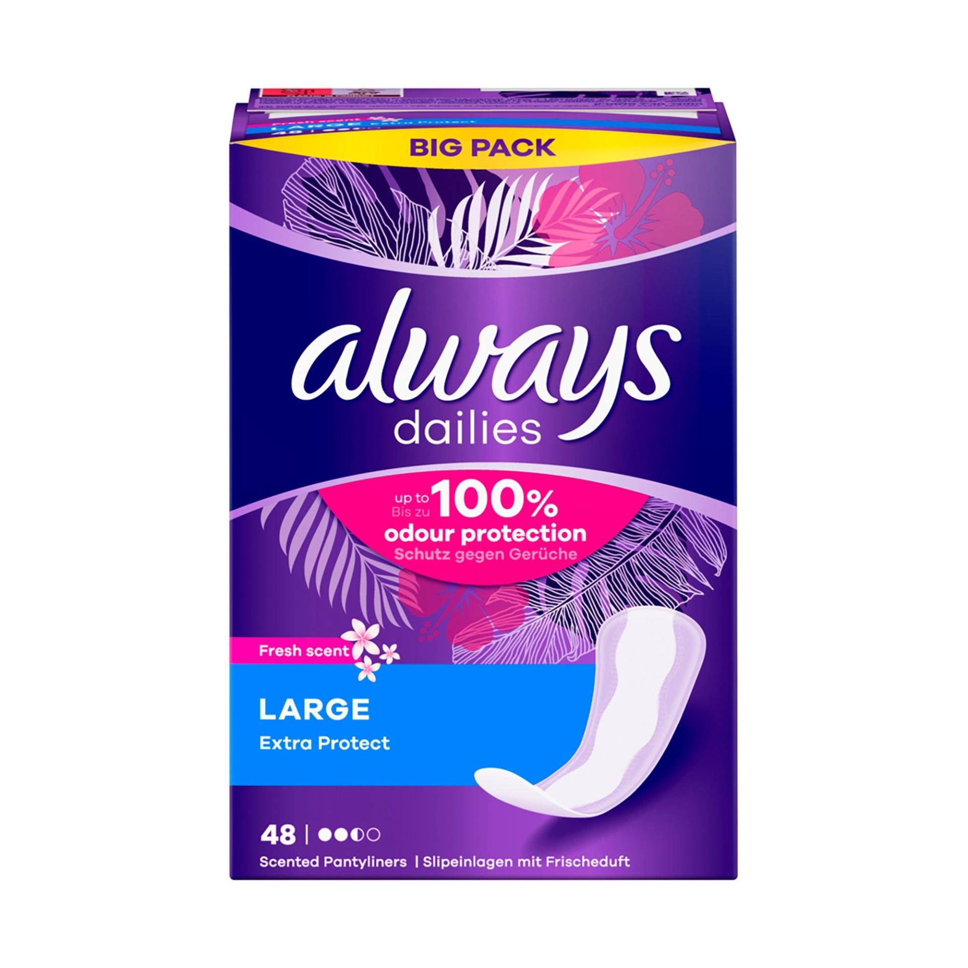 Extra Protect Slipeinlagen Damen von always