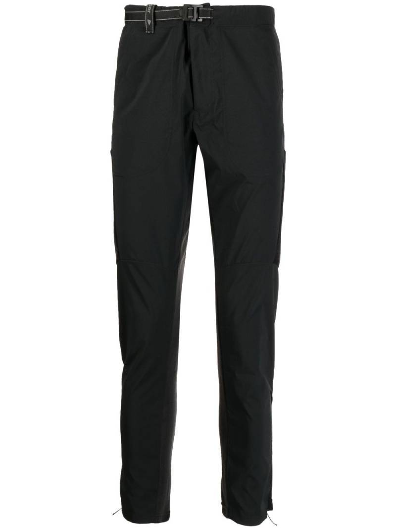 and Wander belted-waist detail trousers - Black von and Wander