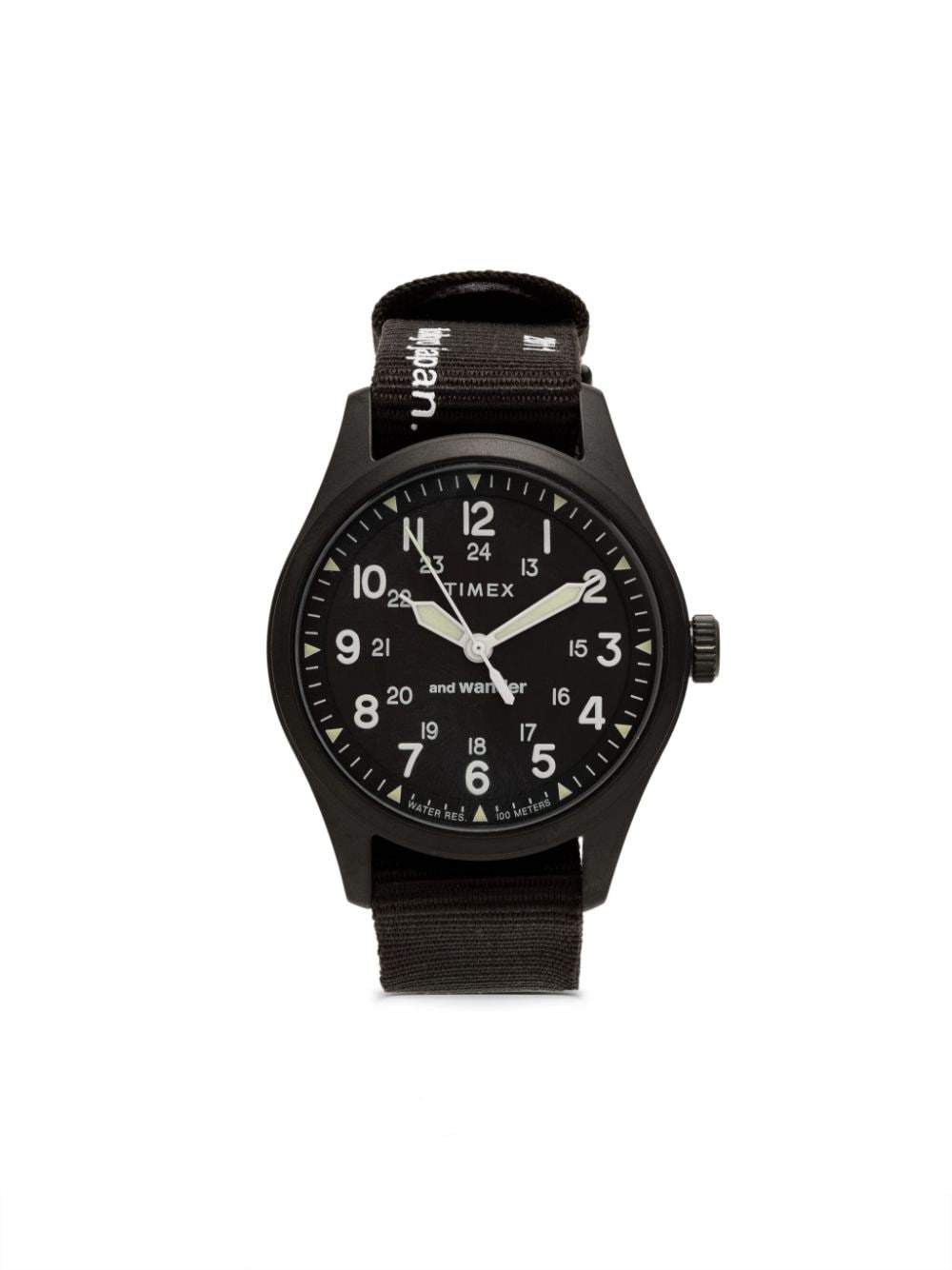 and Wander x Timex Expedition North Post Solar 32mm - Black von and Wander