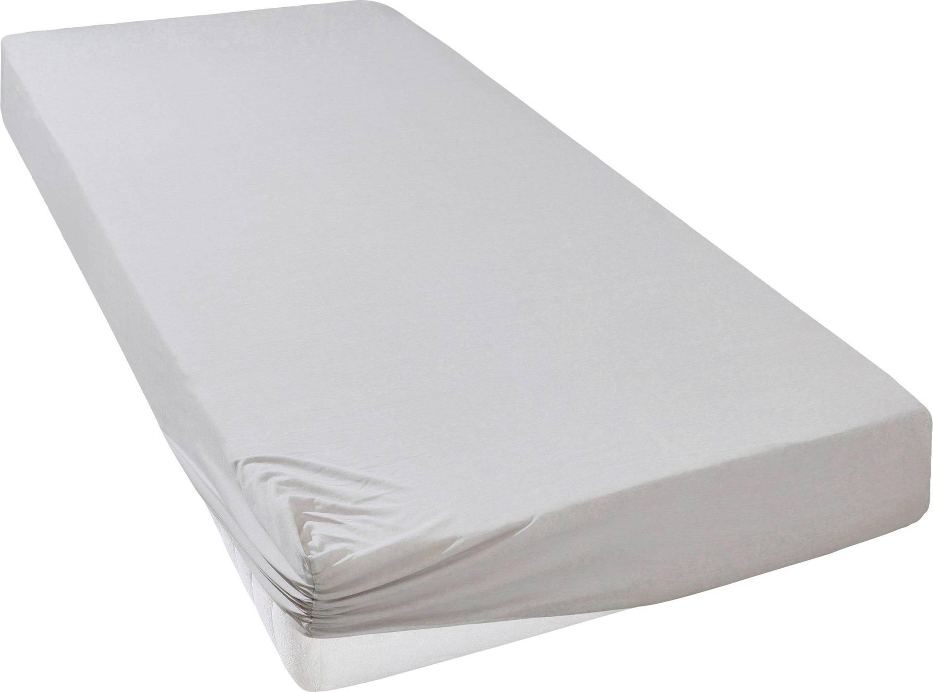 andas Spannbettlaken »Greta, Bettlaken, Edel Jersey, Premium Qualität in 150 g/m², hohe Fadendichte, mit Gummizug, 100% hautfreundliche Baumwolle, nachhaltig, unterstützt die Initiative Cotton made in Africa, bügelfrei, trocknergeeignet, (1 St.) andas Spannbettlaken »Greta, Bettlaken, Edel Jersey, Premium Qualität in 150 g/m², hohe Fadendichte, mit Gummizug, 100% hautfreundliche Baumwolle, nachhaltig, unterstützt die Initiative Cotton made in Africa, bügelfrei, trocknergeeignet, (1 St.) von andas