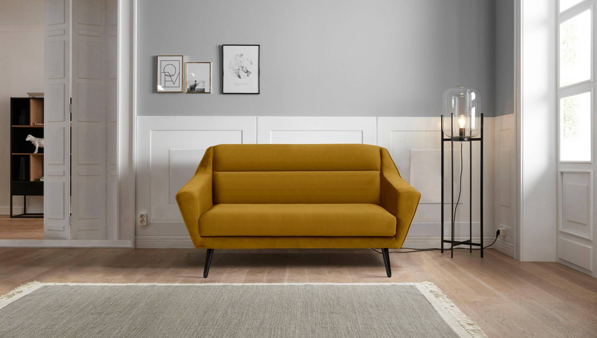 andas 2-Sitzer »Bille«, mit Naht im Rückenkissen und Eiche-Beinen, Design by Morten Georgsen andas 2-Sitzer »Bille«, mit Naht im Rückenkissen und Eiche-Beinen, Design by Morten Georgsen von andas