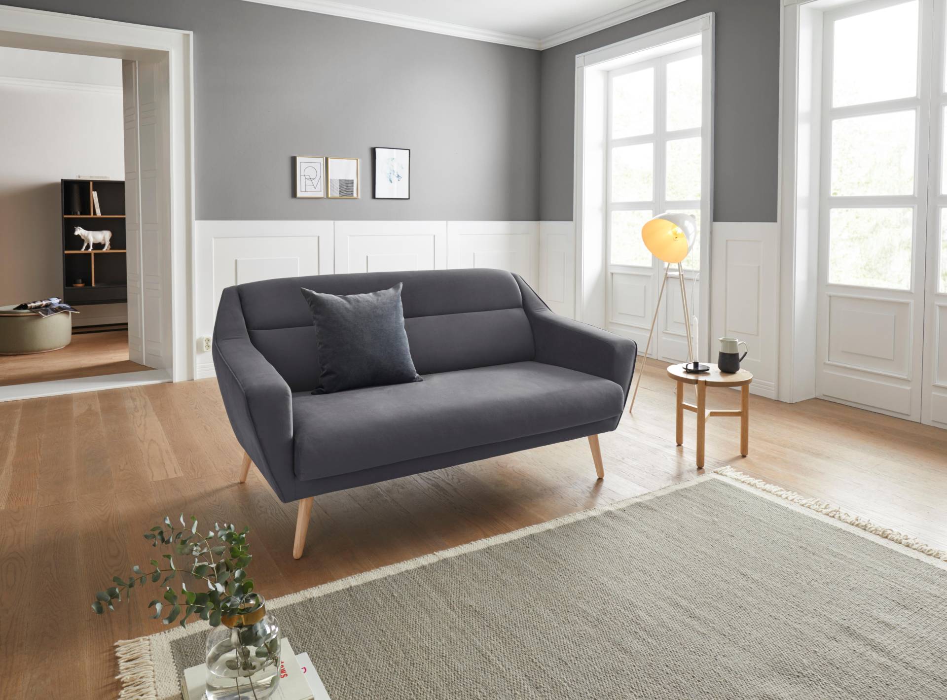 andas 2-Sitzer »Bille«, mit Naht im Rückenkissen und Eiche-Beinen, Design by Morten Georgsen andas 2-Sitzer »Bille«, mit Naht im Rückenkissen und Eiche-Beinen, Design by Morten Georgsen von andas