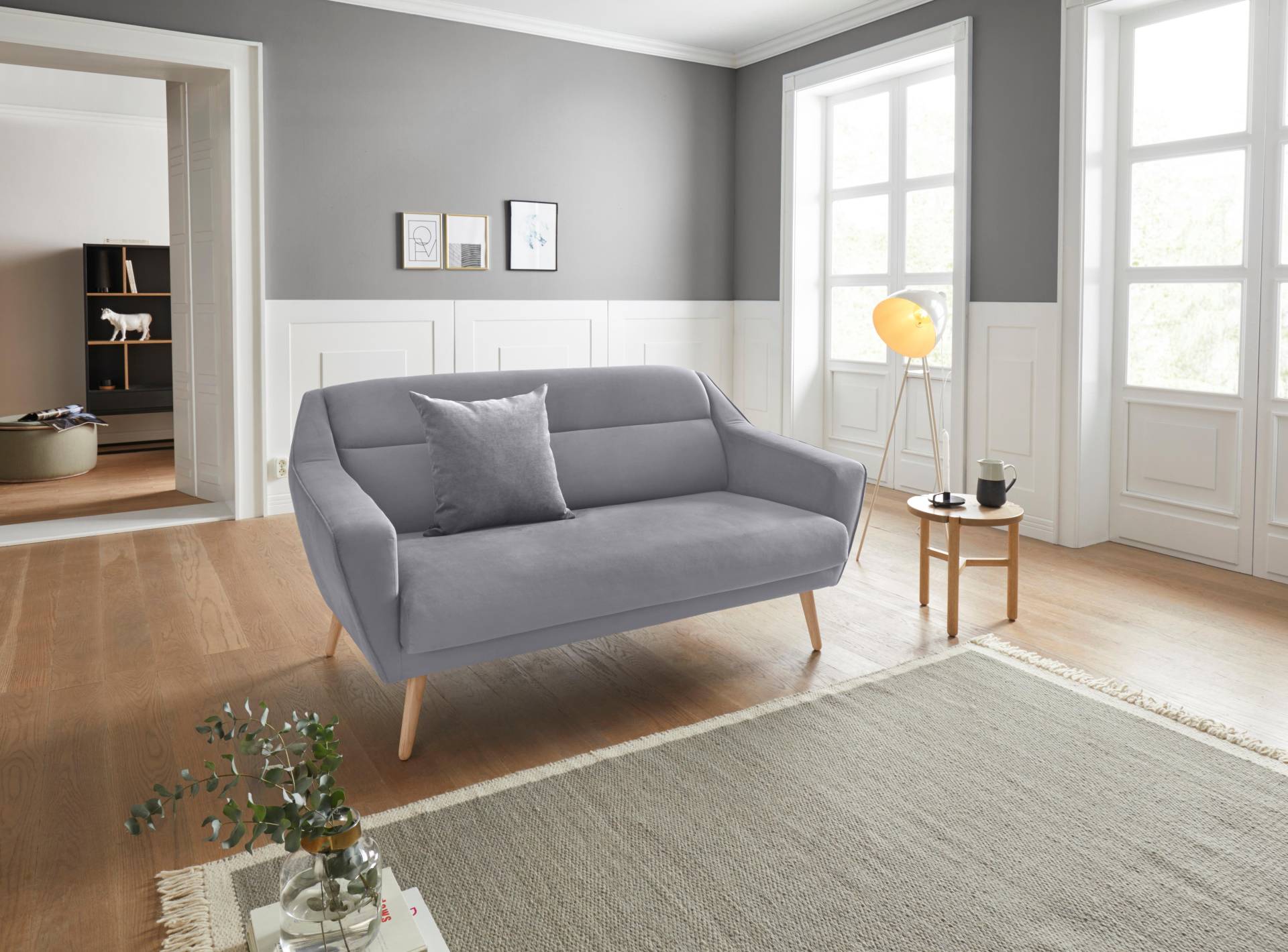 andas 2-Sitzer »Bille«, mit Naht im Rückenkissen und Eiche-Beinen, Design by Morten Georgsen andas 2-Sitzer »Bille«, mit Naht im Rückenkissen und Eiche-Beinen, Design by Morten Georgsen von andas