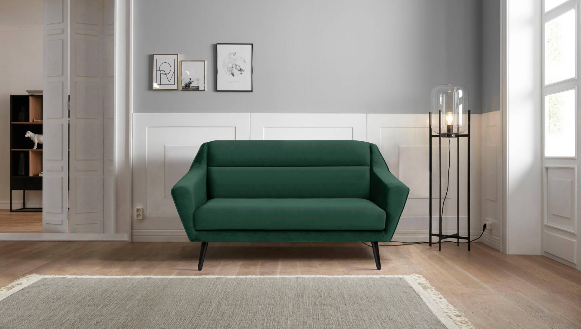 andas 2-Sitzer »Bille«, mit Naht im Rückenkissen und Eiche-Beinen, Design by Morten Georgsen andas 2-Sitzer »Bille«, mit Naht im Rückenkissen und Eiche-Beinen, Design by Morten Georgsen von andas
