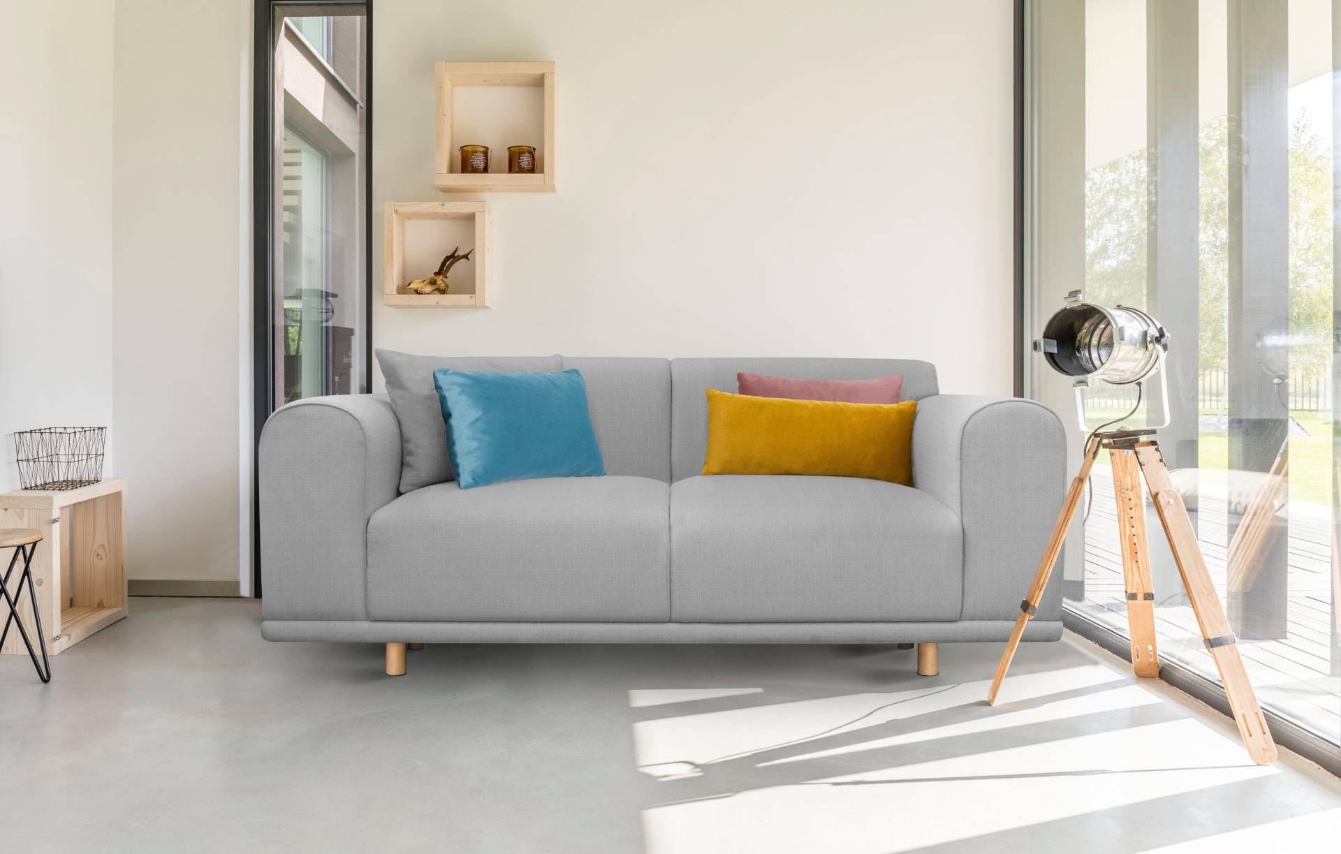 andas 2-Sitzer »Maroon«, in skandinavischem Design, mit losen Kissen andas 2-Sitzer »Maroon«, in skandinavischem Design, mit losen Kissen von andas