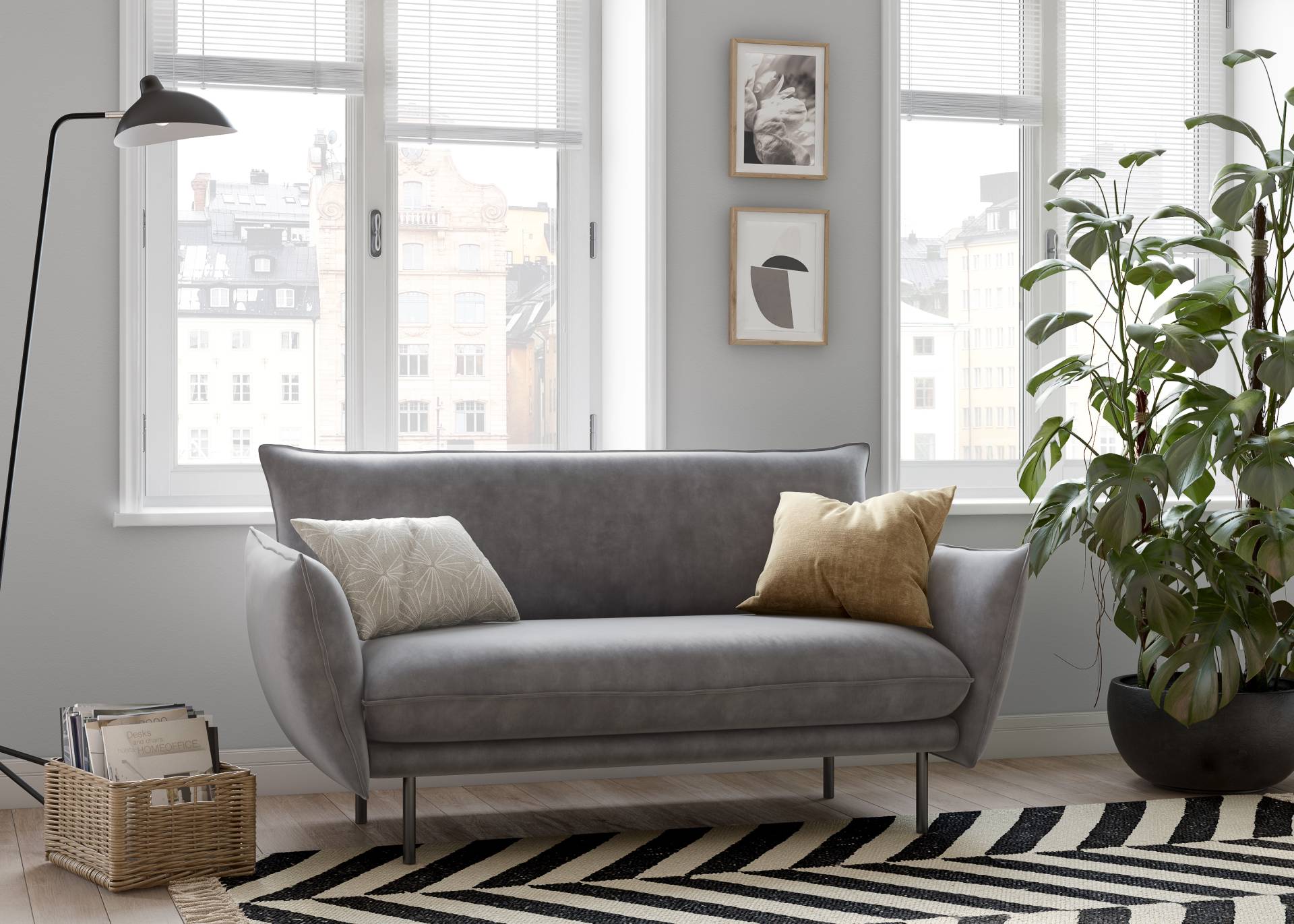 andas 2-Sitzer »Stine«, Besonderes Design durch Kissenoptik und Keder, by Morten Georgsen andas 2-Sitzer »Stine«, Besonderes Design durch Kissenoptik und Keder, by Morten Georgsen von andas