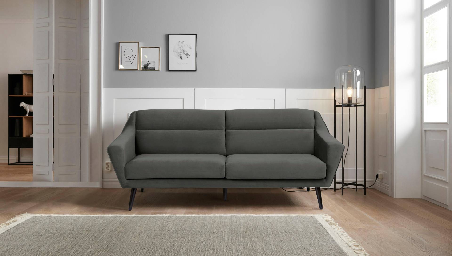 andas 3-Sitzer »Bille«, mit Naht im Rückenkissen und Eiche-Beinen, Design by Morten Georgsen andas 3-Sitzer »Bille«, mit Naht im Rückenkissen und Eiche-Beinen, Design by Morten Georgsen von andas