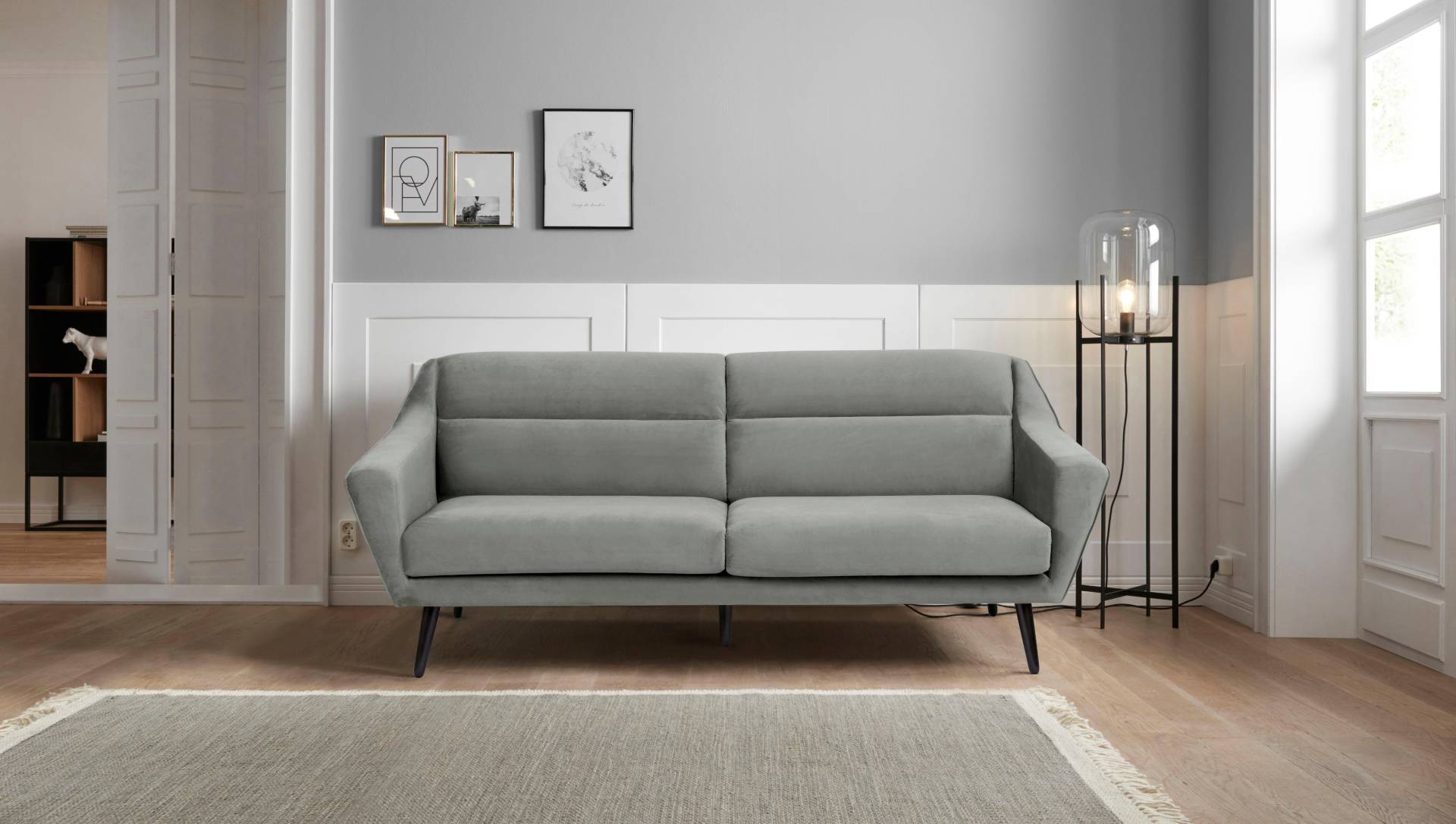 andas 3-Sitzer »Bille«, mit Naht im Rückenkissen und Eiche-Beinen, Design by Morten Georgsen andas 3-Sitzer »Bille«, mit Naht im Rückenkissen und Eiche-Beinen, Design by Morten Georgsen von andas