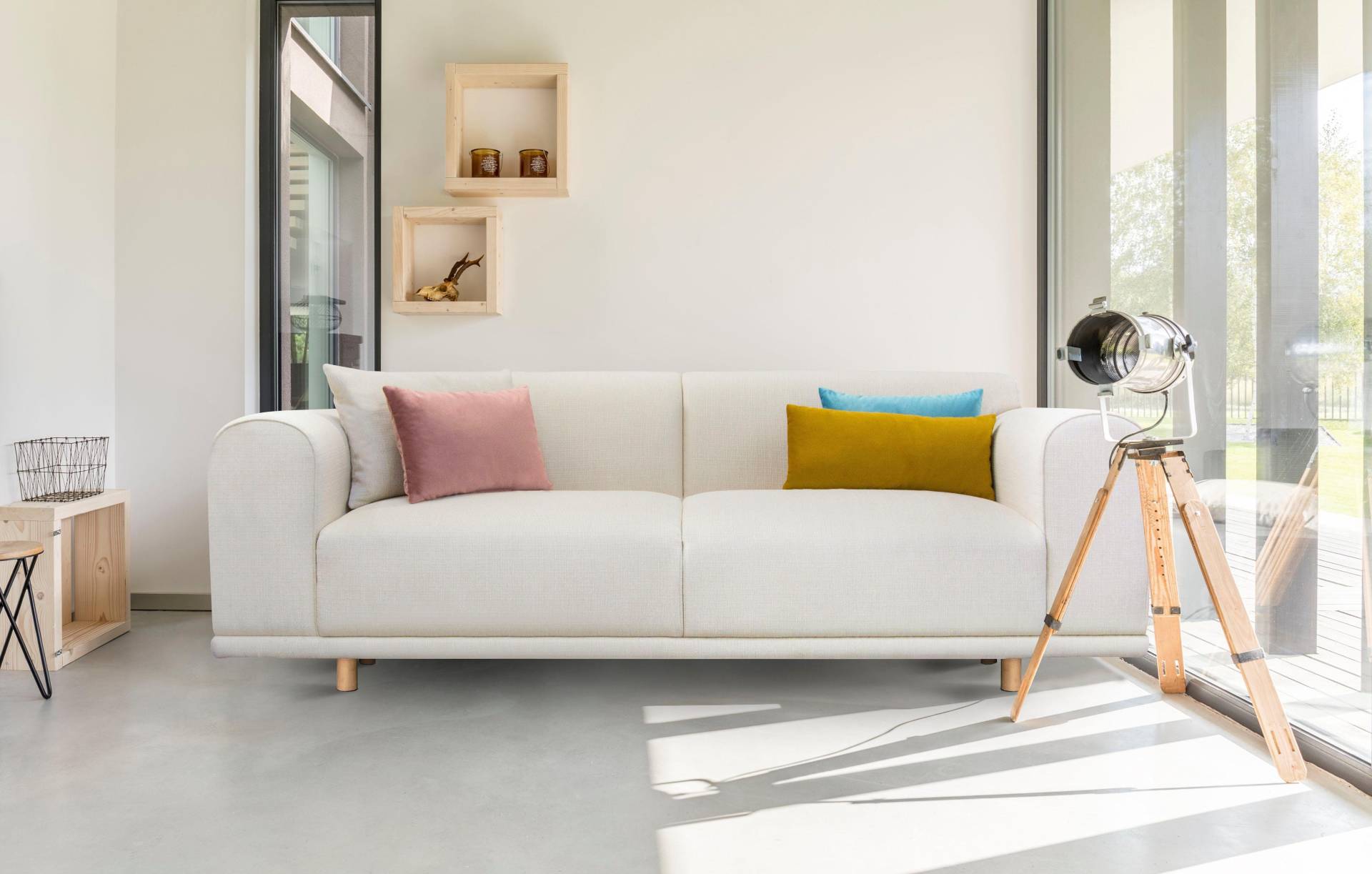 andas 3-Sitzer »Maroon«, in skandinavischem Design, mit losen Kissen andas 3-Sitzer »Maroon«, in skandinavischem Design, mit losen Kissen von andas
