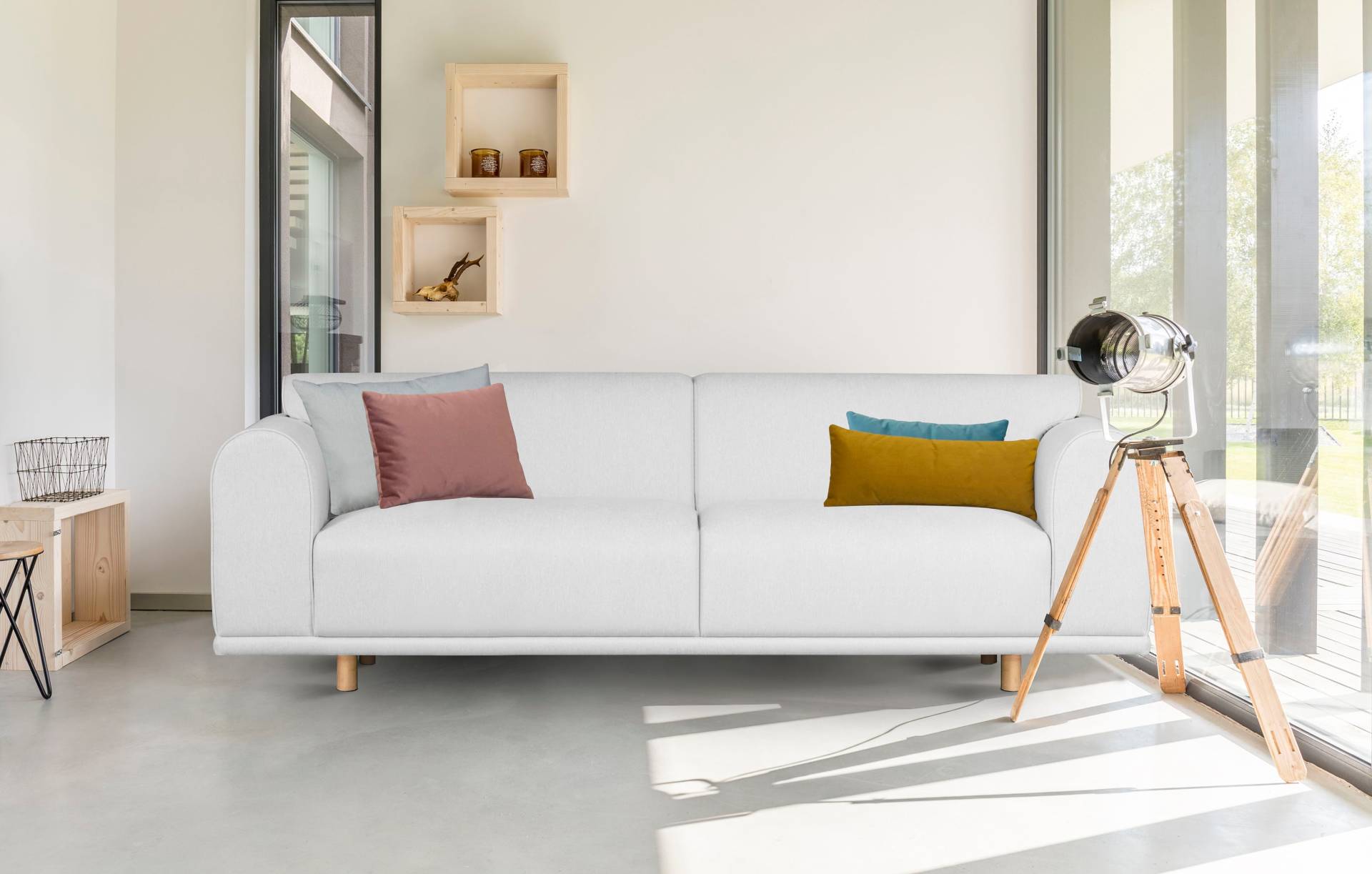 andas 3-Sitzer »Maroon«, in skandinavischem Design, mit losen Kissen andas 3-Sitzer »Maroon«, in skandinavischem Design, mit losen Kissen von andas