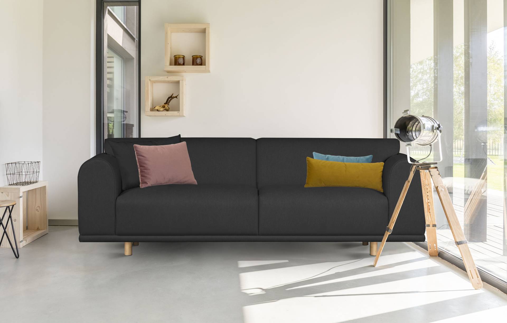 andas 3-Sitzer »Maroon«, in skandinavischem Design, mit losen Kissen andas 3-Sitzer »Maroon«, in skandinavischem Design, mit losen Kissen von andas