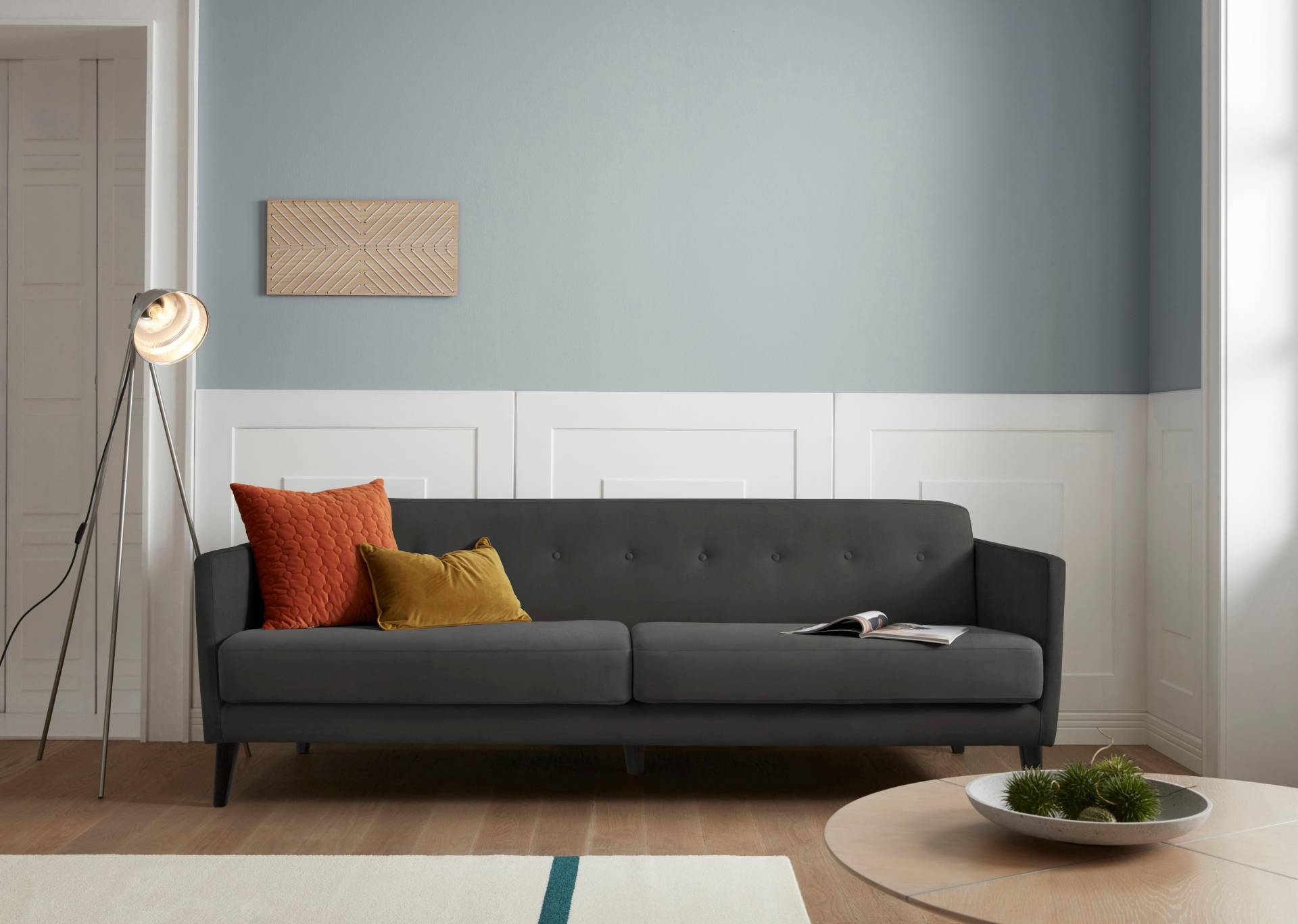 andas 3-Sitzer »Raadal«, in skandinavischem Design, Knopfheftung, Design by Morten Georgsen andas 3-Sitzer »Raadal«, in skandinavischem Design, Knopfheftung, Design by Morten Georgsen von andas