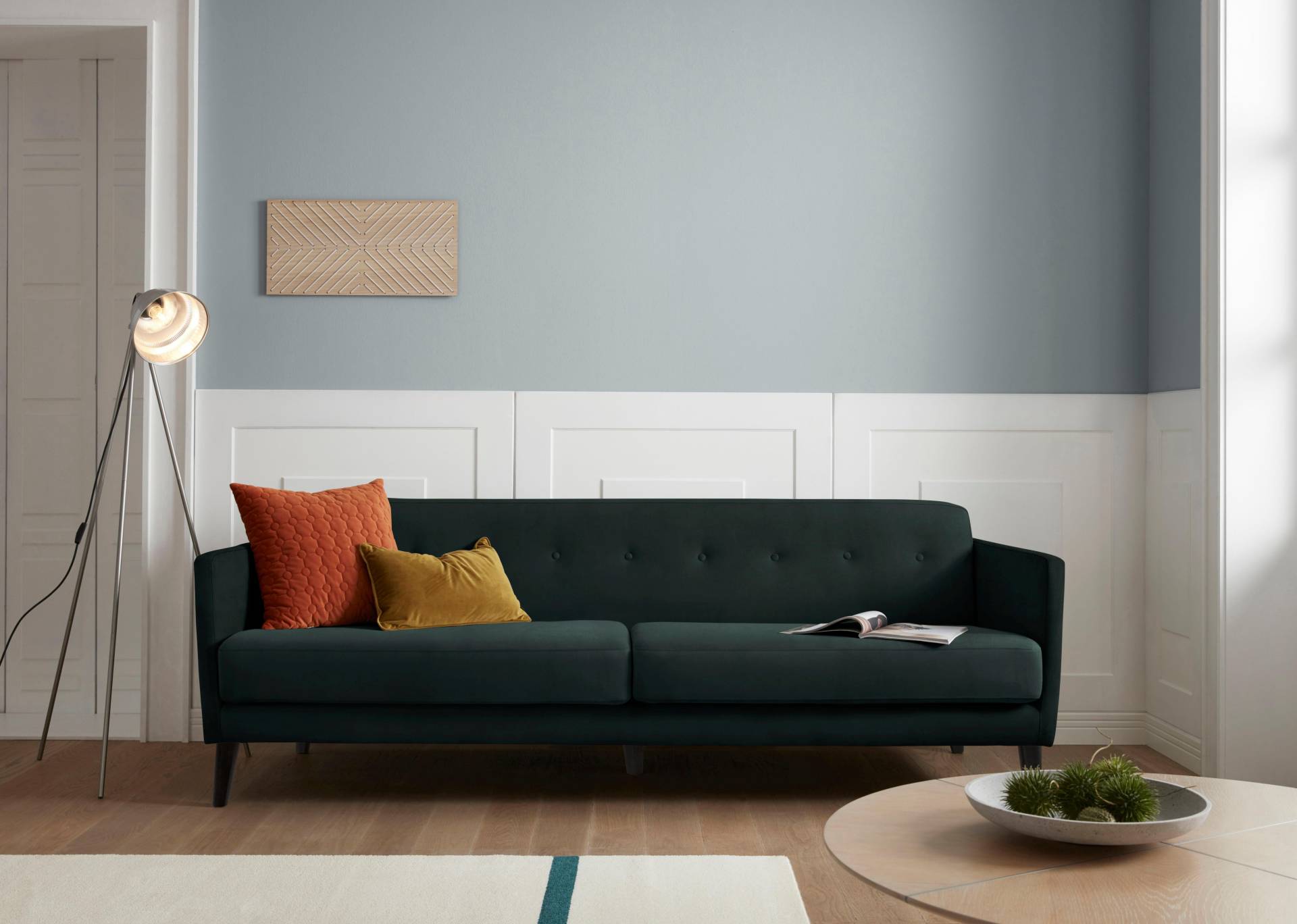 andas 3-Sitzer »Raadal«, in skandinavischem Design, Knopfheftung, Design by Morten Georgsen andas 3-Sitzer »Raadal«, in skandinavischem Design, Knopfheftung, Design by Morten Georgsen von andas