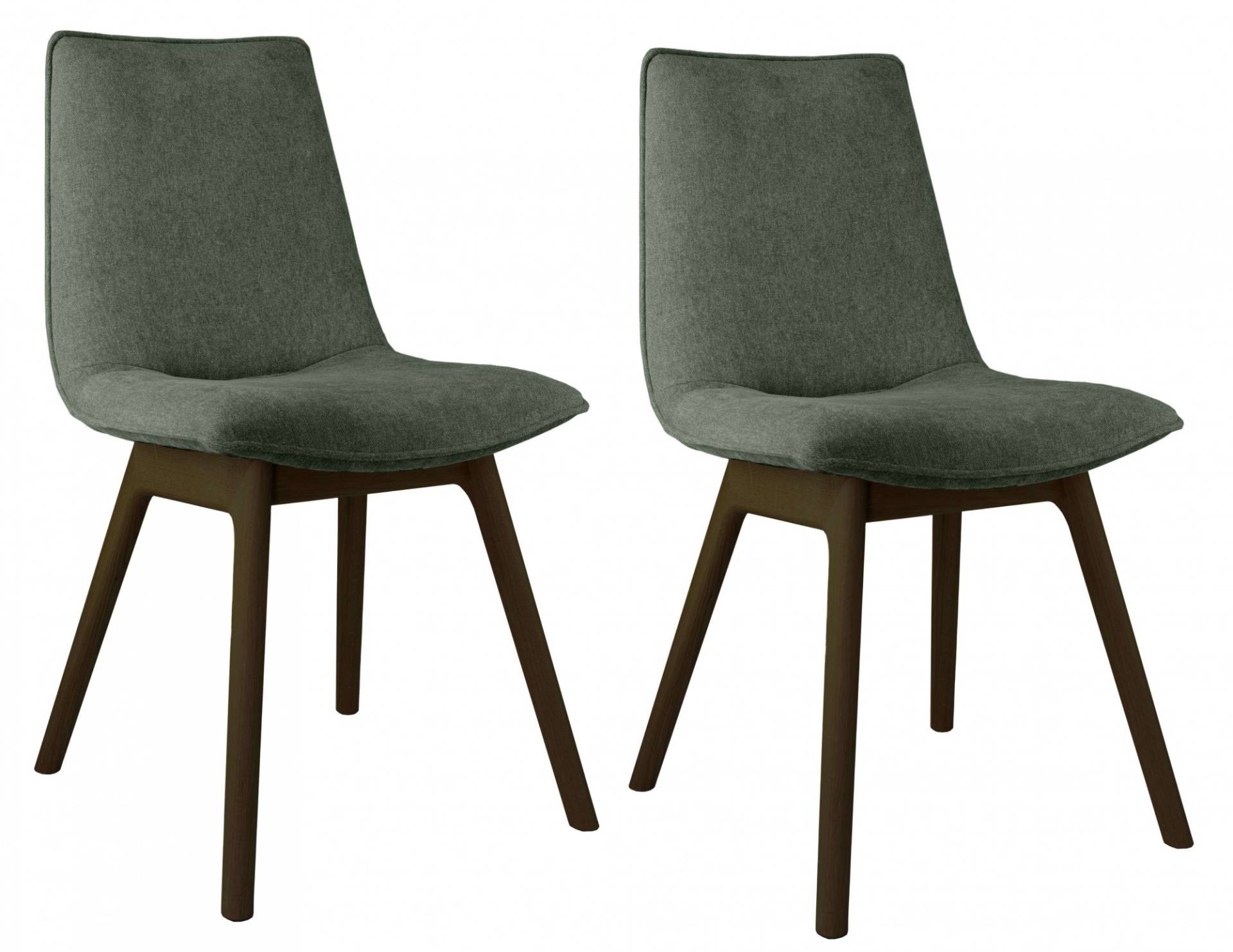 andas Esszimmerstuhl »Ramon«, (Set), 2 St., Chenille, mit Massivholzbeinen, verschiedenen Farben und Stoffe von andas
