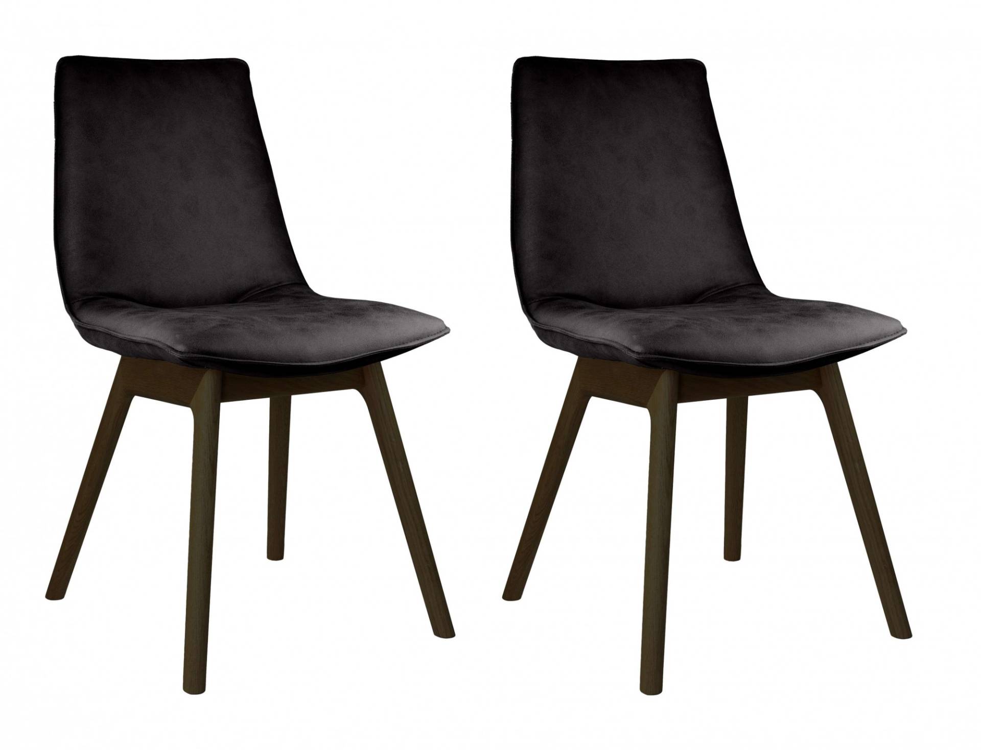 andas Esszimmerstuhl »Ramon«, (Set), 2 St., Microfaser, mit Massivholzbeinen, verschiedenen Farben und Stoffe von andas
