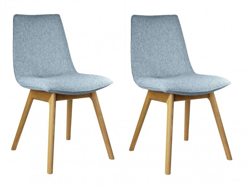 andas Esszimmerstuhl »Ramon«, (Set), 2 St., Webstoff, mit Massivholzbeinen, verschiedene Stoffe von andas