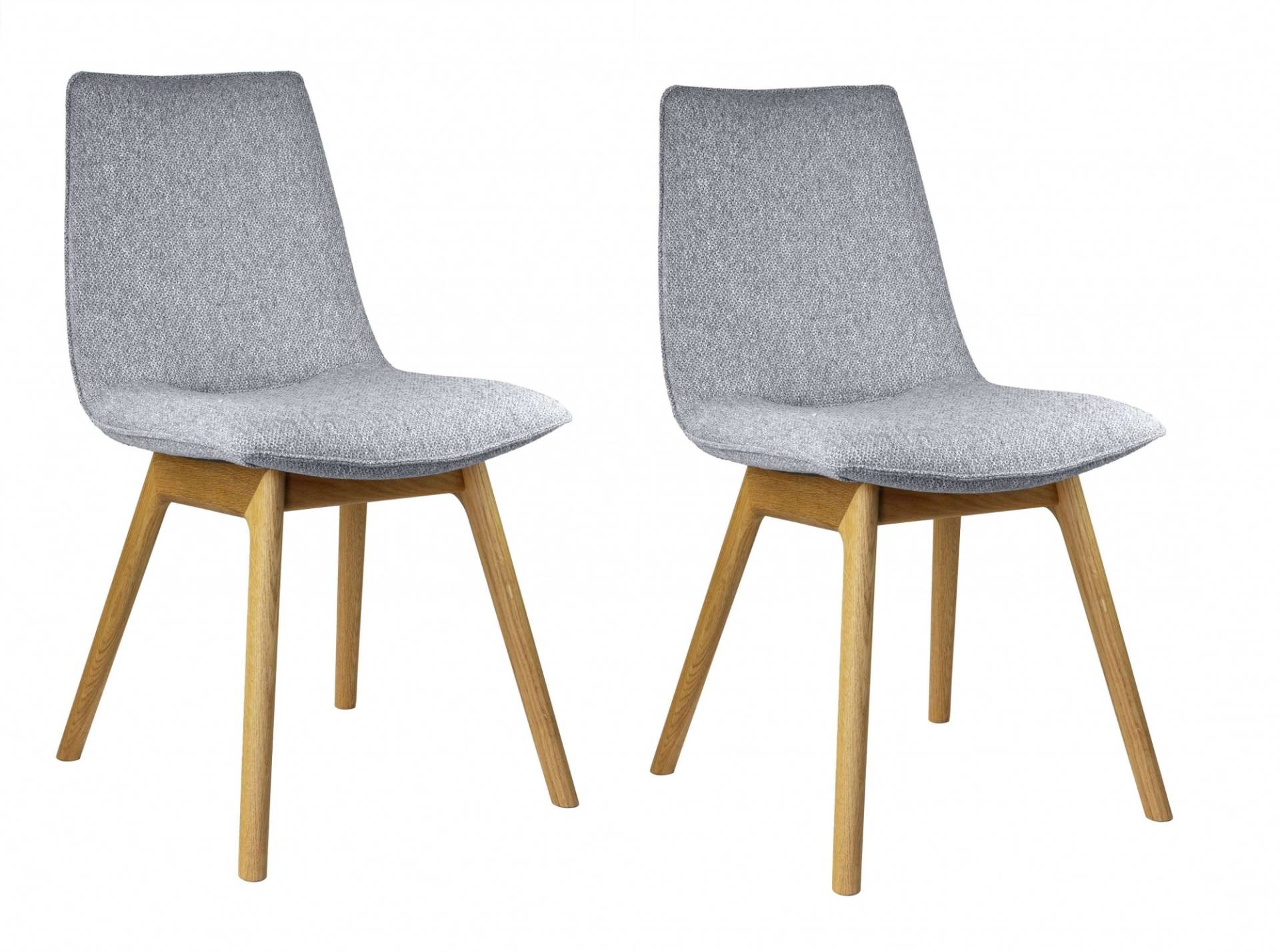 andas Esszimmerstuhl »Ramon«, (Set), 2 St., Webstoff, mit Massivholzbeinen, verschiedene Stoffe von andas