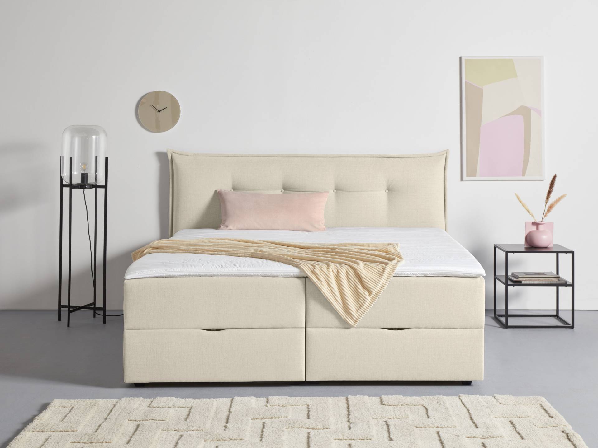 andas Boxbett »Kederleicht«, inklusive Bettkasten & Topper, in 4 Breiten und 2 Härtegraden andas Boxbett »Kederleicht«, inklusive Bettkasten & Topper, in 4 Breiten und 2 Härtegraden von andas