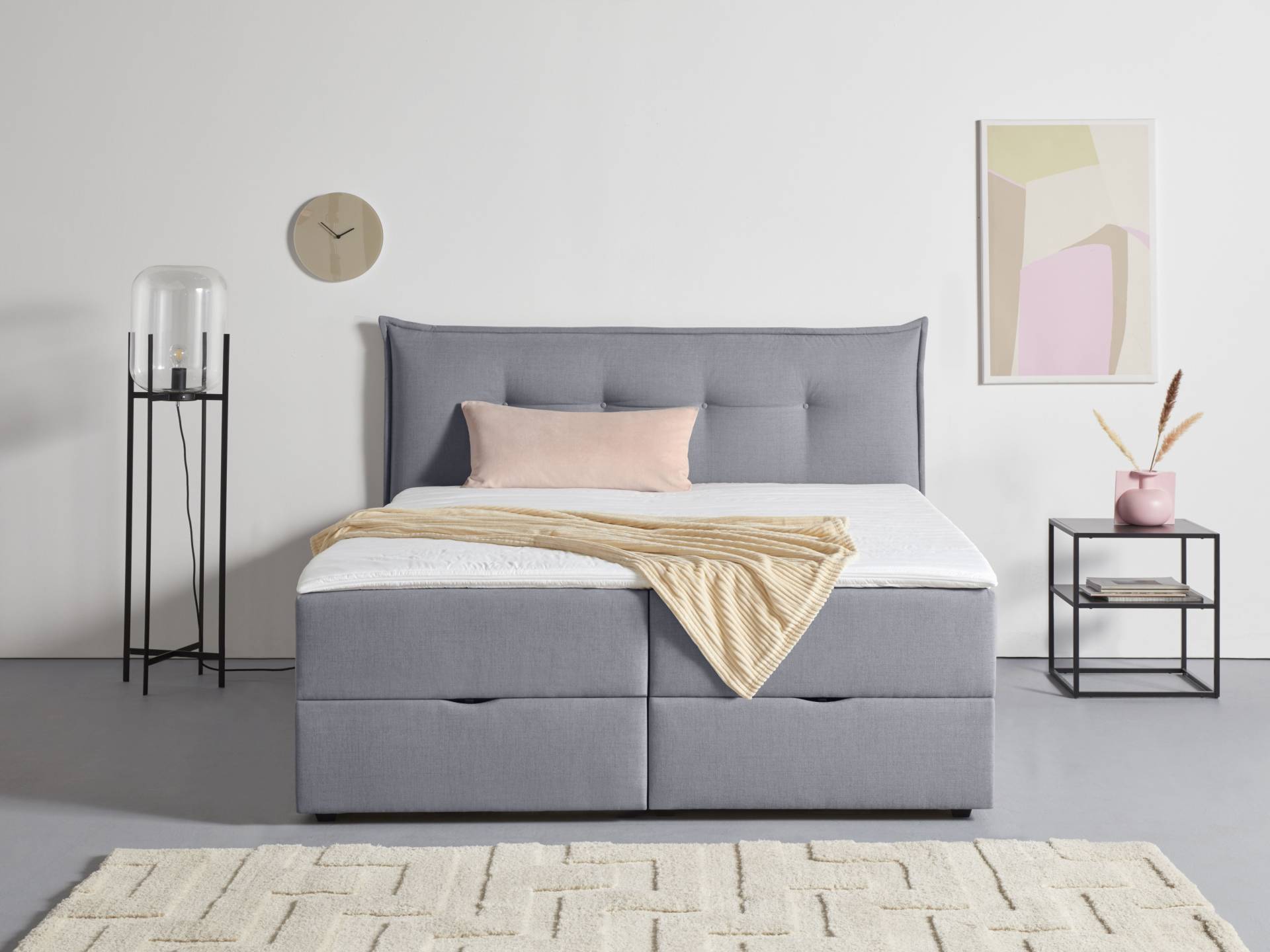 andas Boxbett »Kederleicht«, inklusive Bettkasten & Topper, in 4 Breiten und 2 Härtegraden andas Boxbett »Kederleicht«, inklusive Bettkasten & Topper, in 4 Breiten und 2 Härtegraden von andas