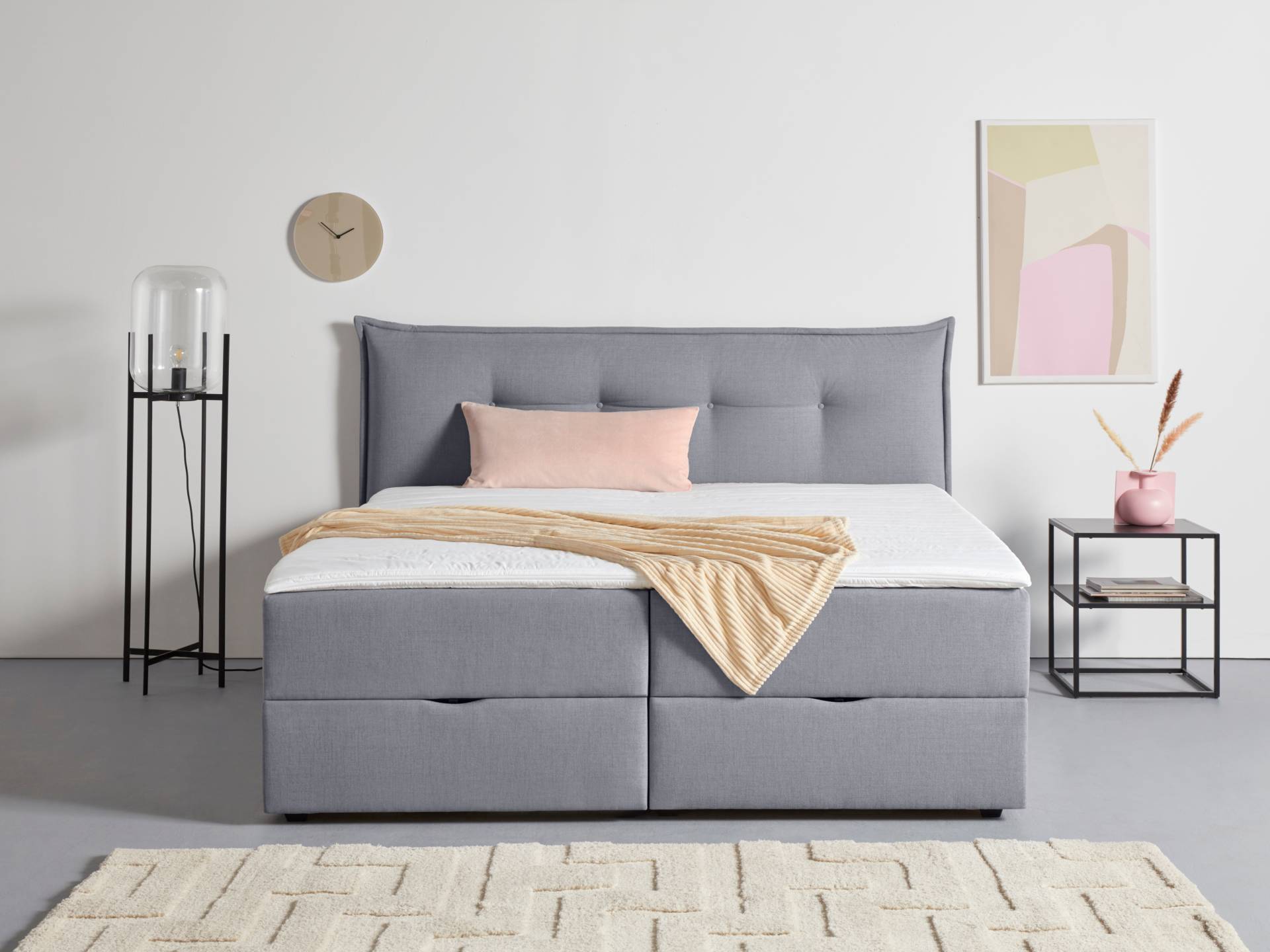 andas Boxbett »Kederleicht«, inklusive Bettkasten & Topper, in 4 Breiten und 2 Härtegraden andas Boxbett »Kederleicht«, inklusive Bettkasten & Topper, in 4 Breiten und 2 Härtegraden von andas