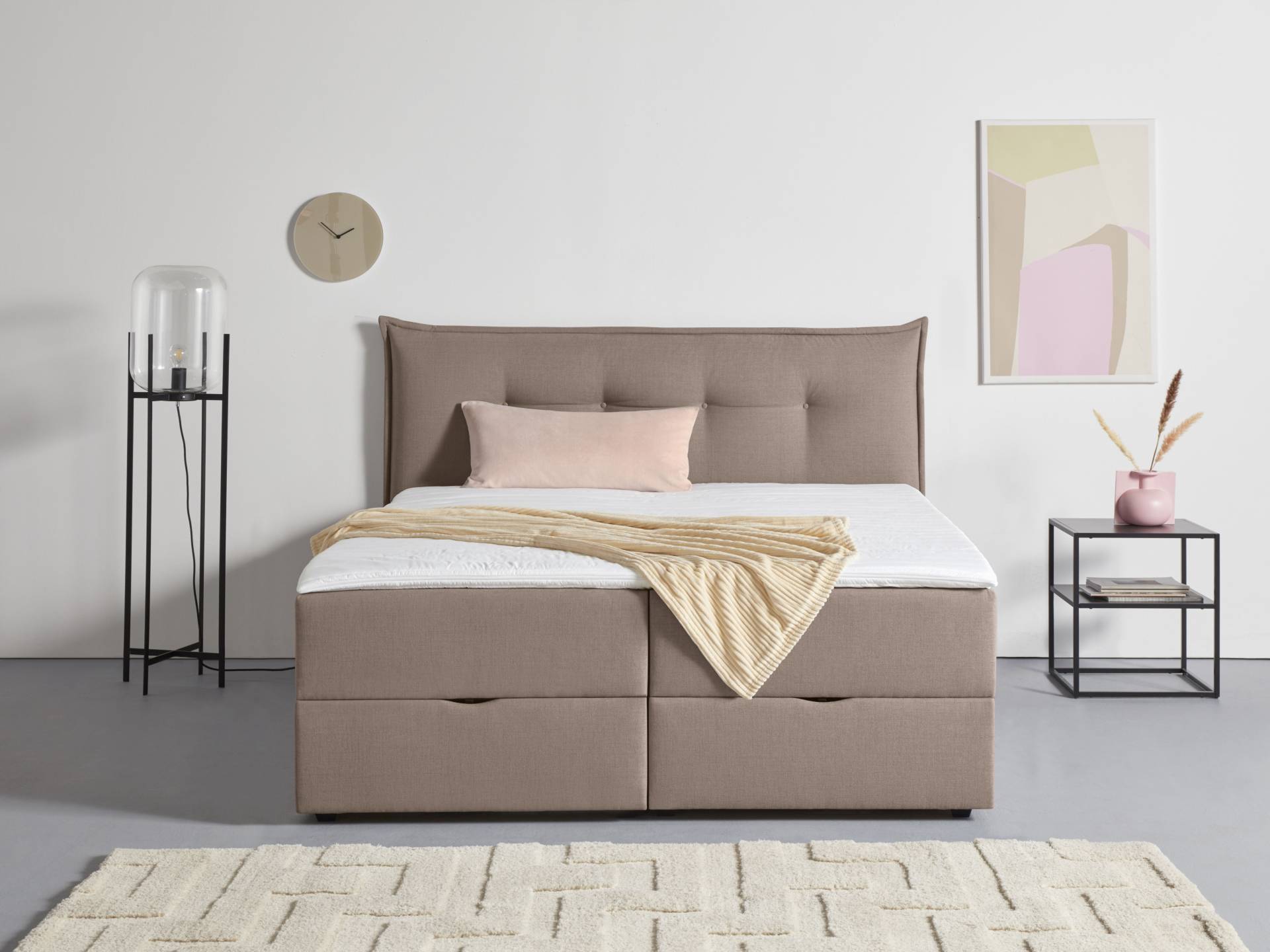 andas Boxbett »Kederleicht«, inklusive Bettkasten & Topper, in 4 Breiten und 2 Härtegraden andas Boxbett »Kederleicht«, inklusive Bettkasten & Topper, in 4 Breiten und 2 Härtegraden von andas