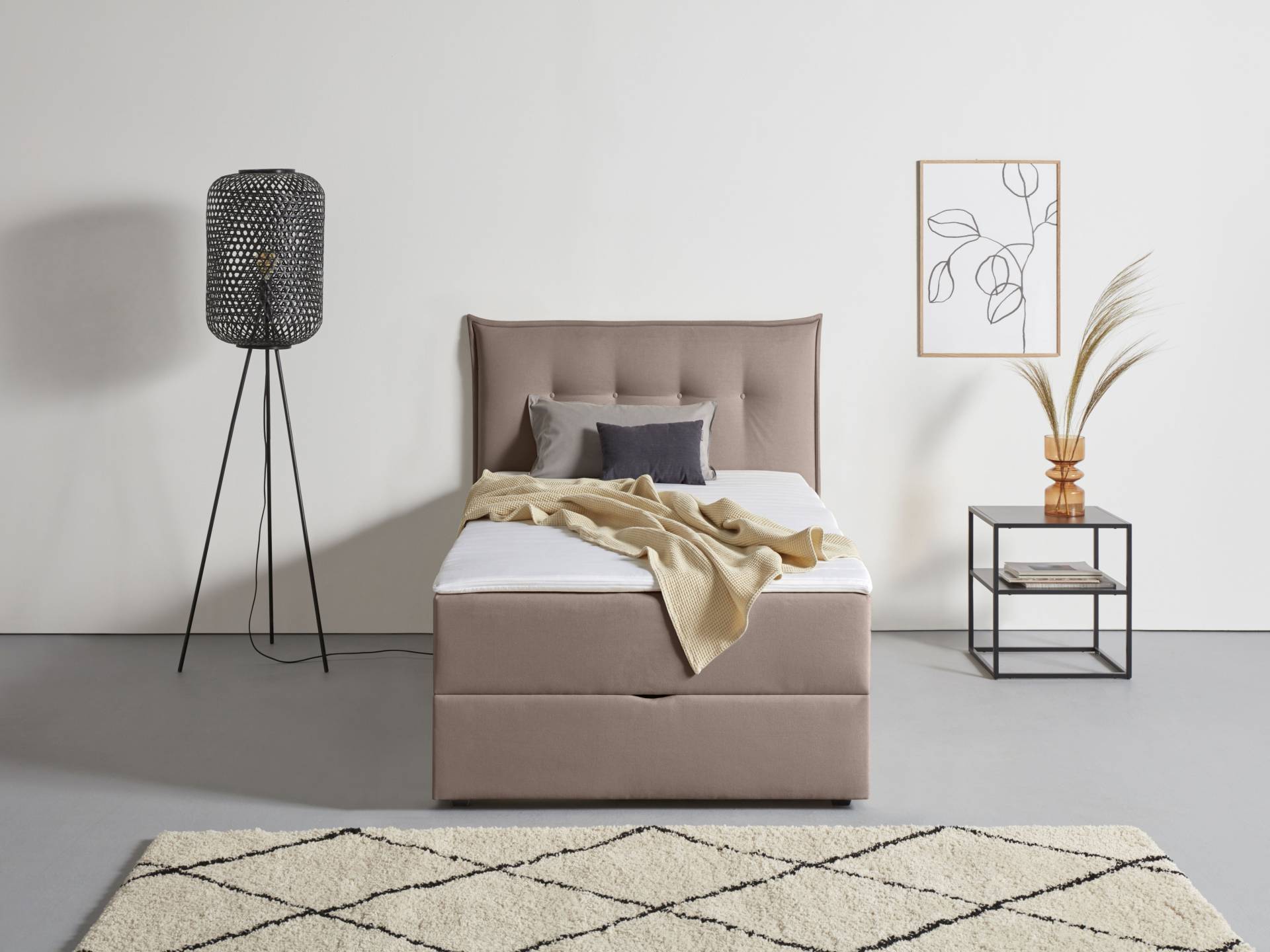 andas Boxbett »Kederleicht«, inklusive Bettkasten & Topper, in 4 Breiten und 2 Härtegraden andas Boxbett »Kederleicht«, inklusive Bettkasten & Topper, in 4 Breiten und 2 Härtegraden von andas