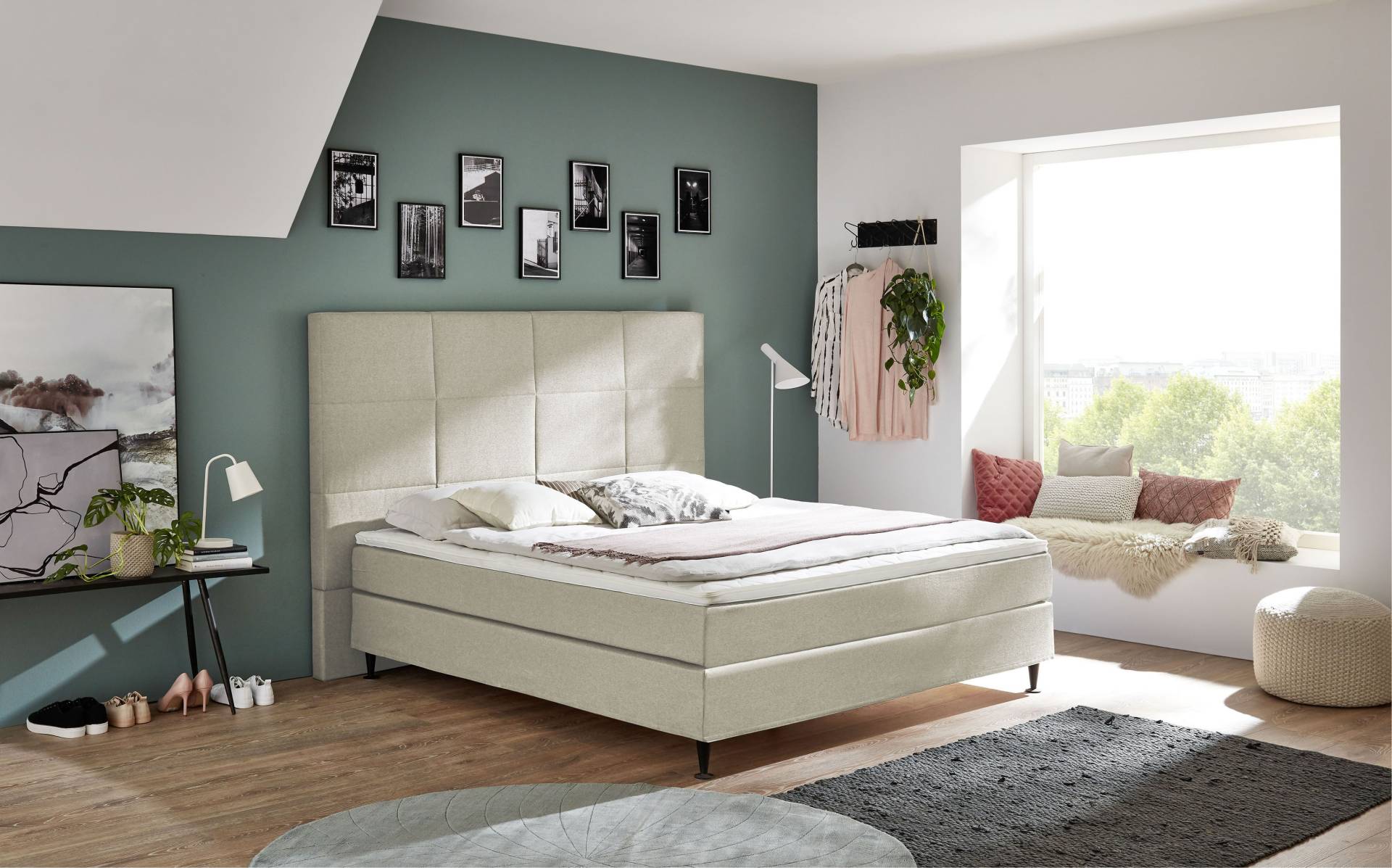 andas Boxspringbett »Linja«, mit Hotelbett-Charakter, Komfortliegehöhe und Topper inklusive andas Boxspringbett »Linja«, mit Hotelbett-Charakter, Komfortliegehöhe und Topper inklusive von andas