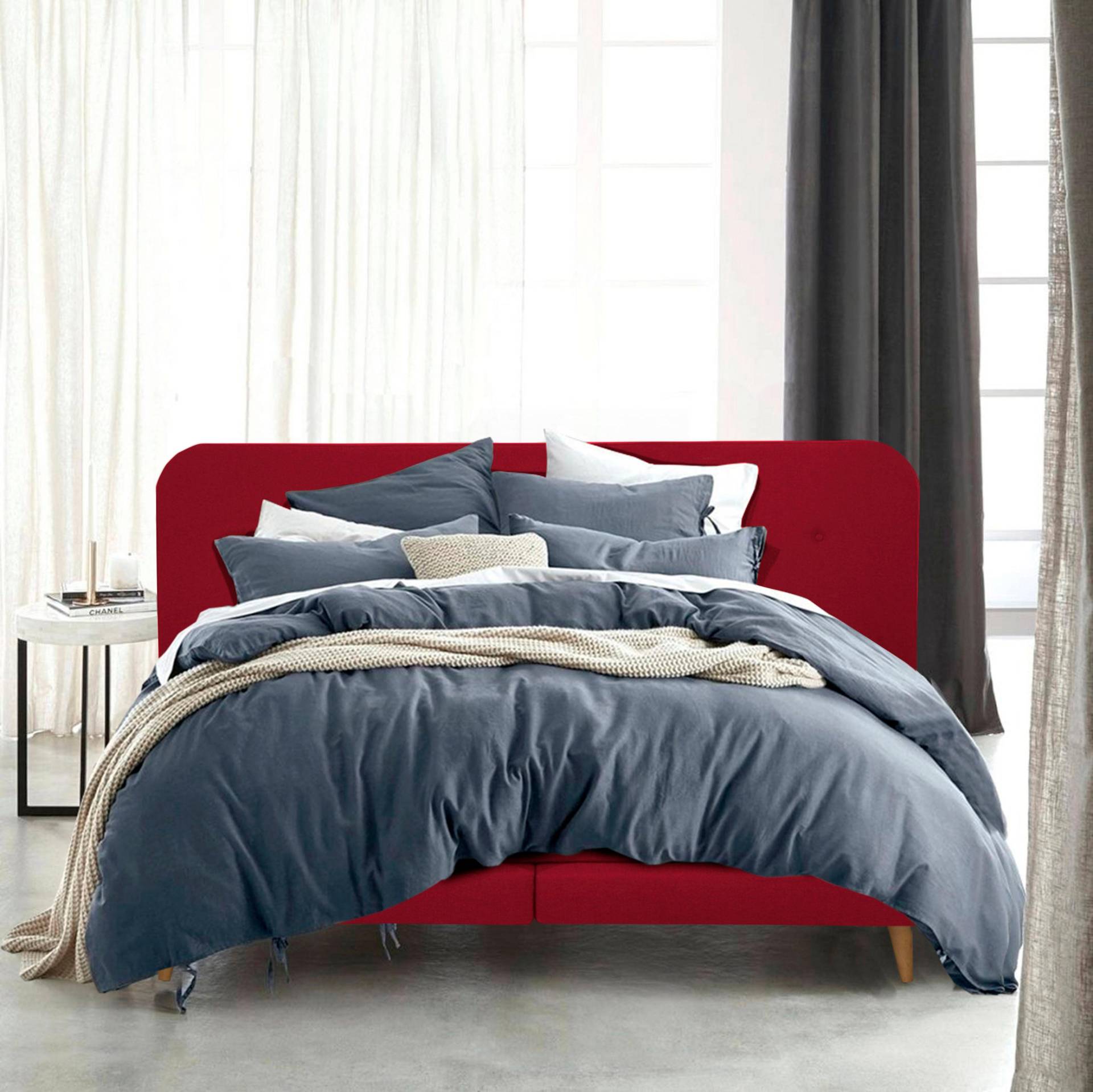 andas Boxspringbett »Premium«, Steppung mit Knopfheftung, inkl. Topper andas Boxspringbett »Premium«, Steppung mit Knopfheftung, inkl. Topper von andas