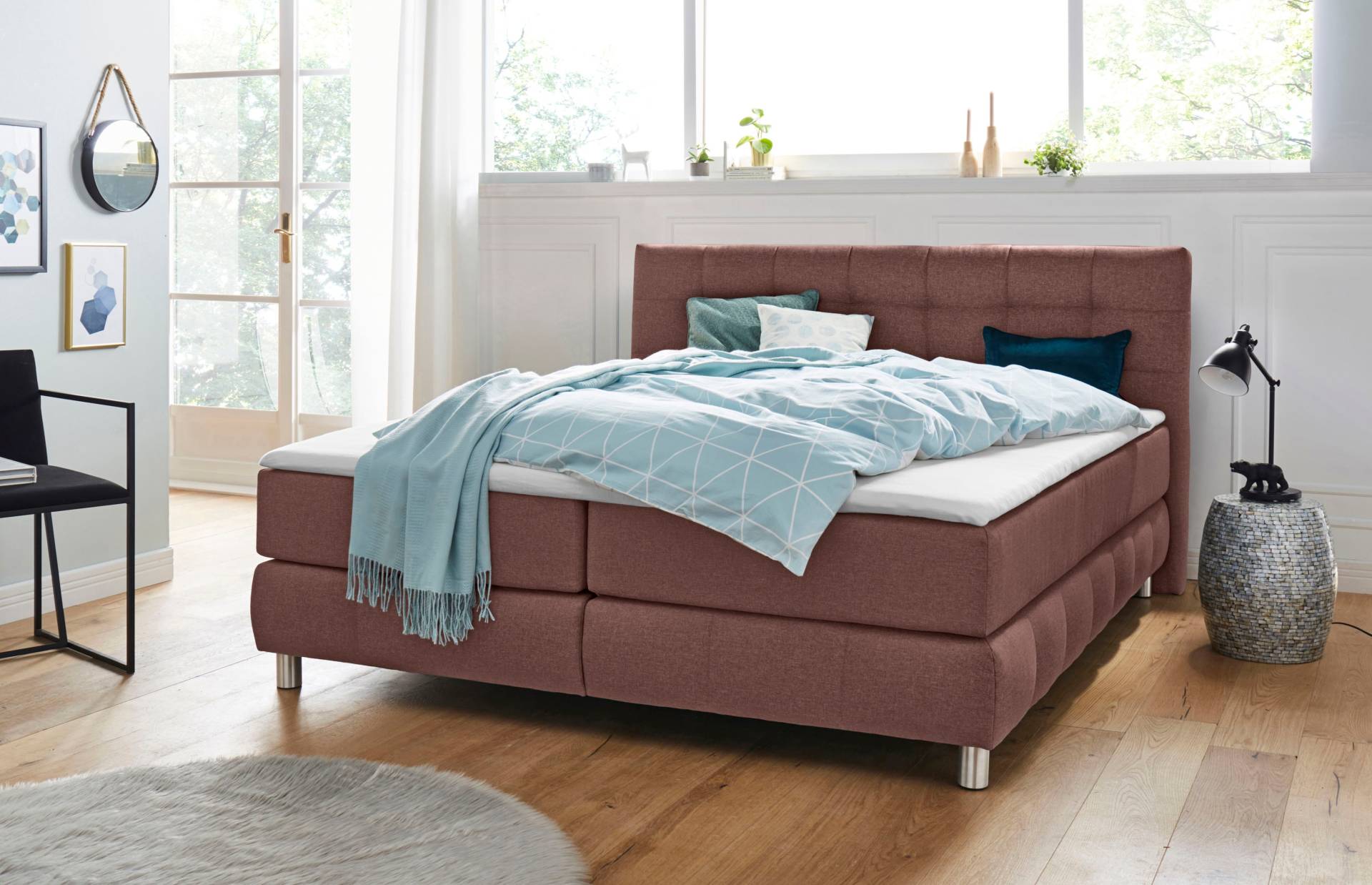andas Boxspringbett »Salo«, incl. Topper, 6 Breiten, 2 Härtegrade, TFK auch in Härtegrad 4 andas Boxspringbett »Salo«, incl. Topper, 6 Breiten, 2 Härtegrade, TFK auch in Härtegrad 4 von andas