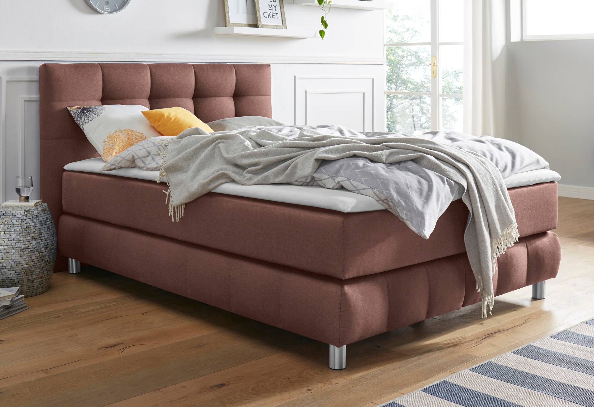 andas Boxspringbett »Salo«, incl. Topper, 6 Breiten, 2 Härtegrade, TFK auch in Härtegrad 4 andas Boxspringbett »Salo«, incl. Topper, 6 Breiten, 2 Härtegrade, TFK auch in Härtegrad 4 von andas