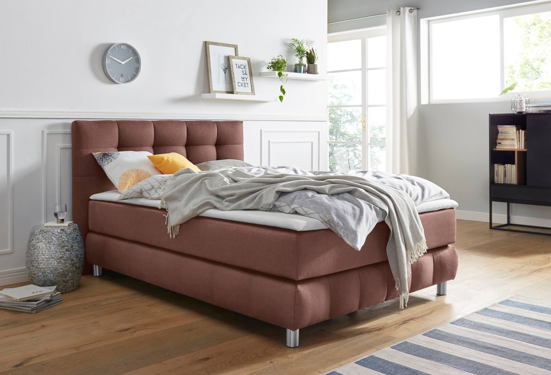 andas Boxspringbett »Salo«, incl. Topper, 6 Breiten, 2 Härtegrade, TFK auch in Härtegrad 4 andas Boxspringbett »Salo«, incl. Topper, 6 Breiten, 2 Härtegrade, TFK auch in Härtegrad 4 von andas
