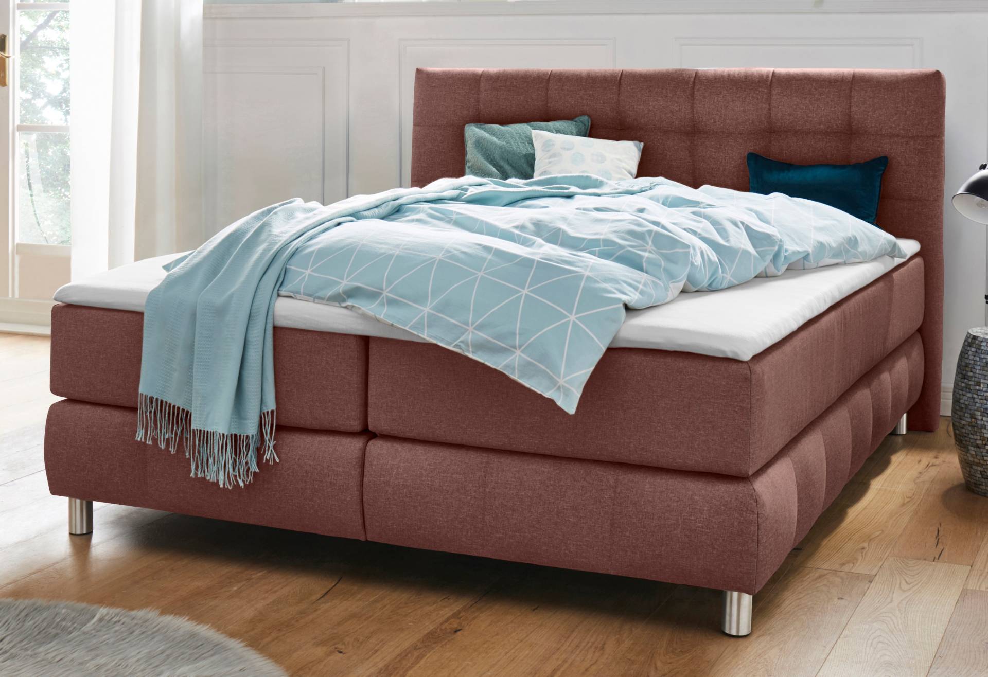andas Boxspringbett »Salo«, incl. Topper, 6 Breiten, 2 Härtegrade, TFK auch in Härtegrad 4 andas Boxspringbett »Salo«, incl. Topper, 6 Breiten, 2 Härtegrade, TFK auch in Härtegrad 4 von andas
