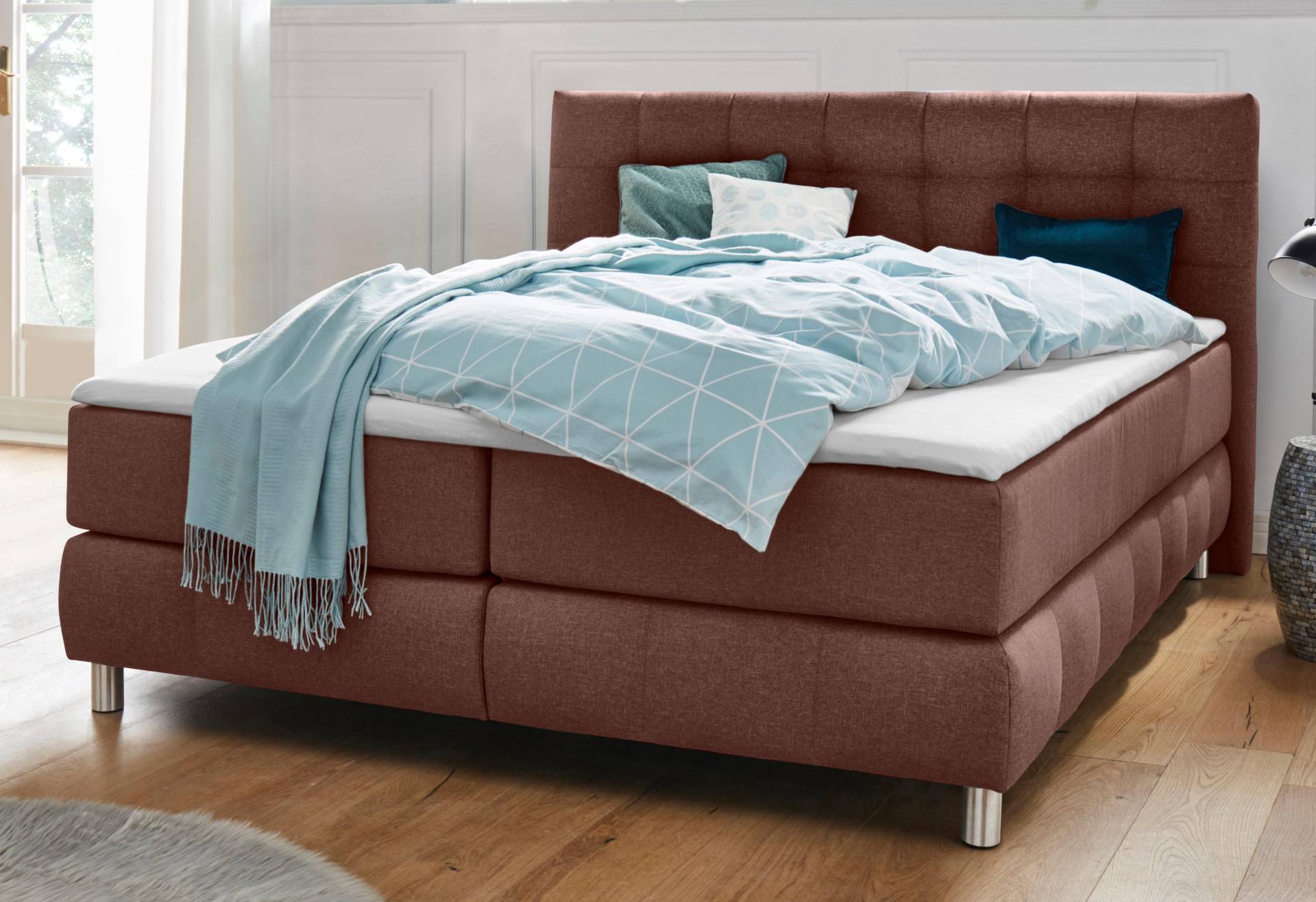 andas Boxspringbett »Salo«, incl. Topper, 6 Breiten, 2 Härtegrade, TFK auch in Härtegrad 4 andas Boxspringbett »Salo«, incl. Topper, 6 Breiten, 2 Härtegrade, TFK auch in Härtegrad 4 von andas