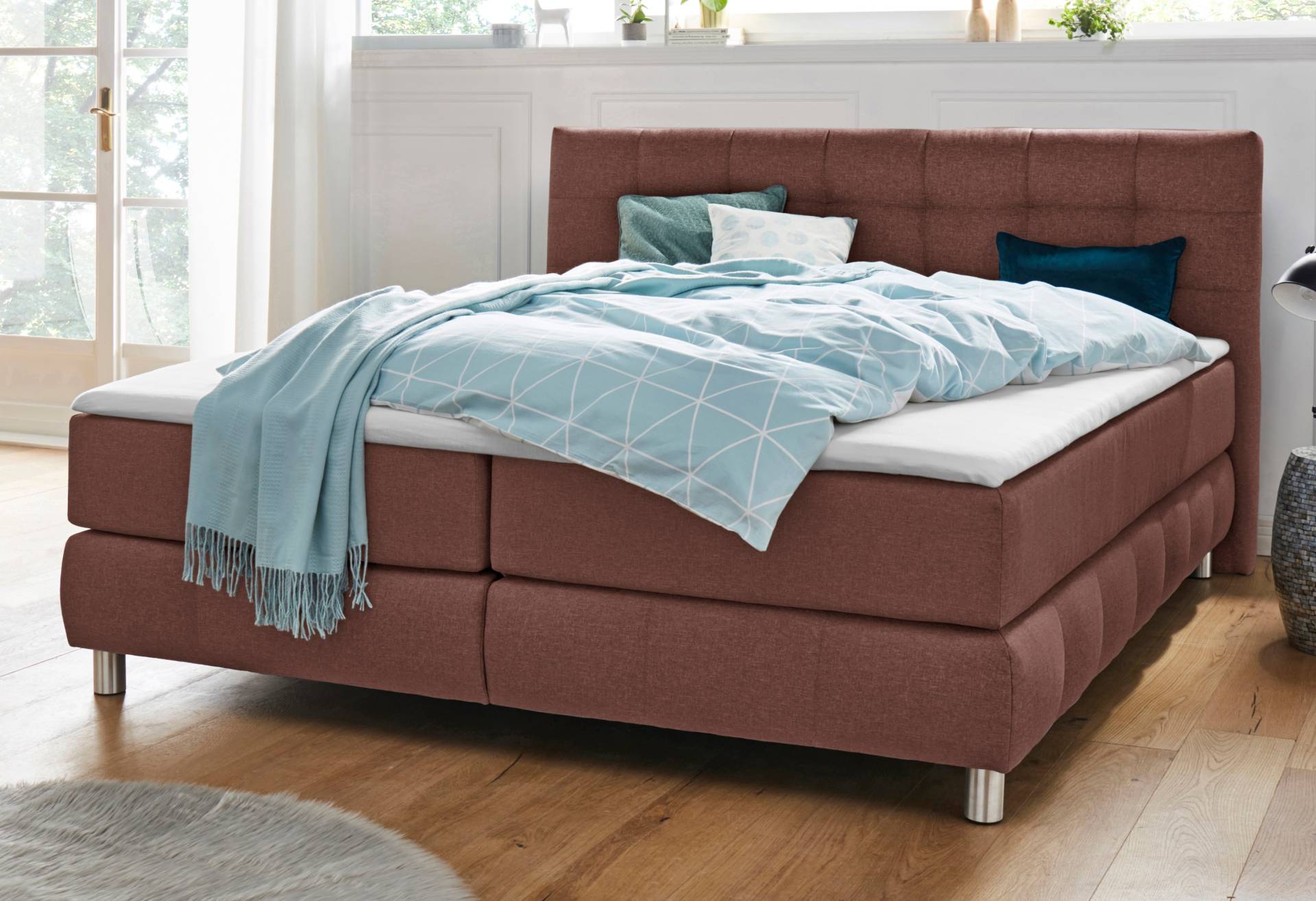 andas Boxspringbett »Salo«, incl. Topper, 6 Breiten, 2 Härtegrade, TFK auch in Härtegrad 4 andas Boxspringbett »Salo«, incl. Topper, 6 Breiten, 2 Härtegrade, TFK auch in Härtegrad 4 von andas
