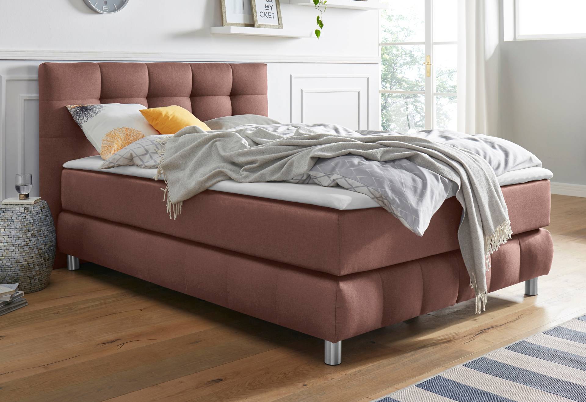 andas Boxspringbett »Salo«, incl. Topper, 6 Breiten, 2 Härtegrade, TFK auch in Härtegrad 4 andas Boxspringbett »Salo«, incl. Topper, 6 Breiten, 2 Härtegrade, TFK auch in Härtegrad 4 von andas