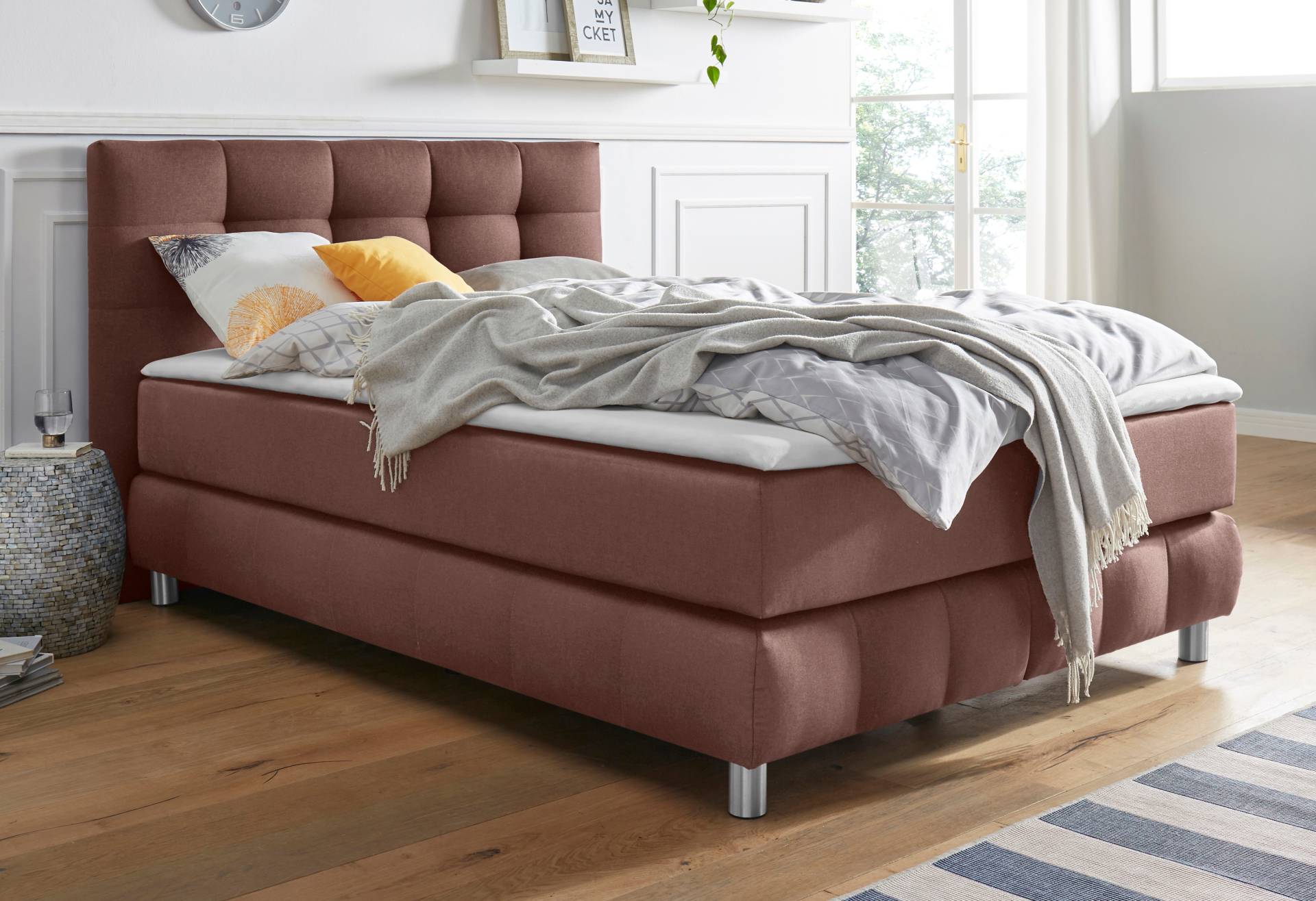 andas Boxspringbett »Salo«, incl. Topper, 6 Breiten, 2 Härtegrade, TFK auch in Härtegrad 4 andas Boxspringbett »Salo«, incl. Topper, 6 Breiten, 2 Härtegrade, TFK auch in Härtegrad 4 von andas