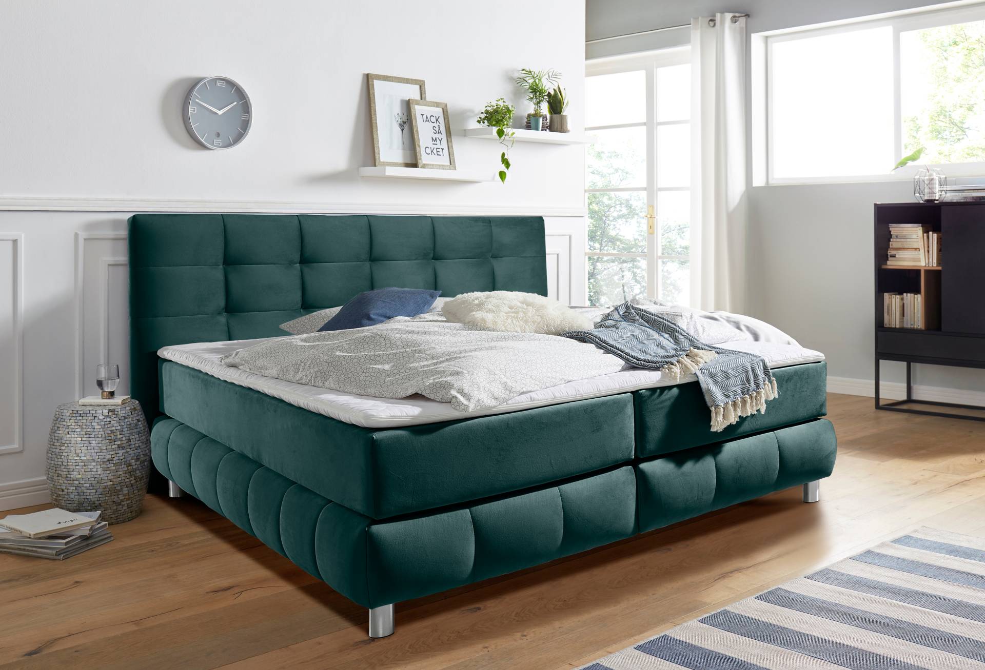 andas Boxspringbett »Salo«, incl. Topper, 6 Breiten, 2 Härtegrade, TFK auch in Härtegrad 4 andas Boxspringbett »Salo«, incl. Topper, 6 Breiten, 2 Härtegrade, TFK auch in Härtegrad 4 von andas